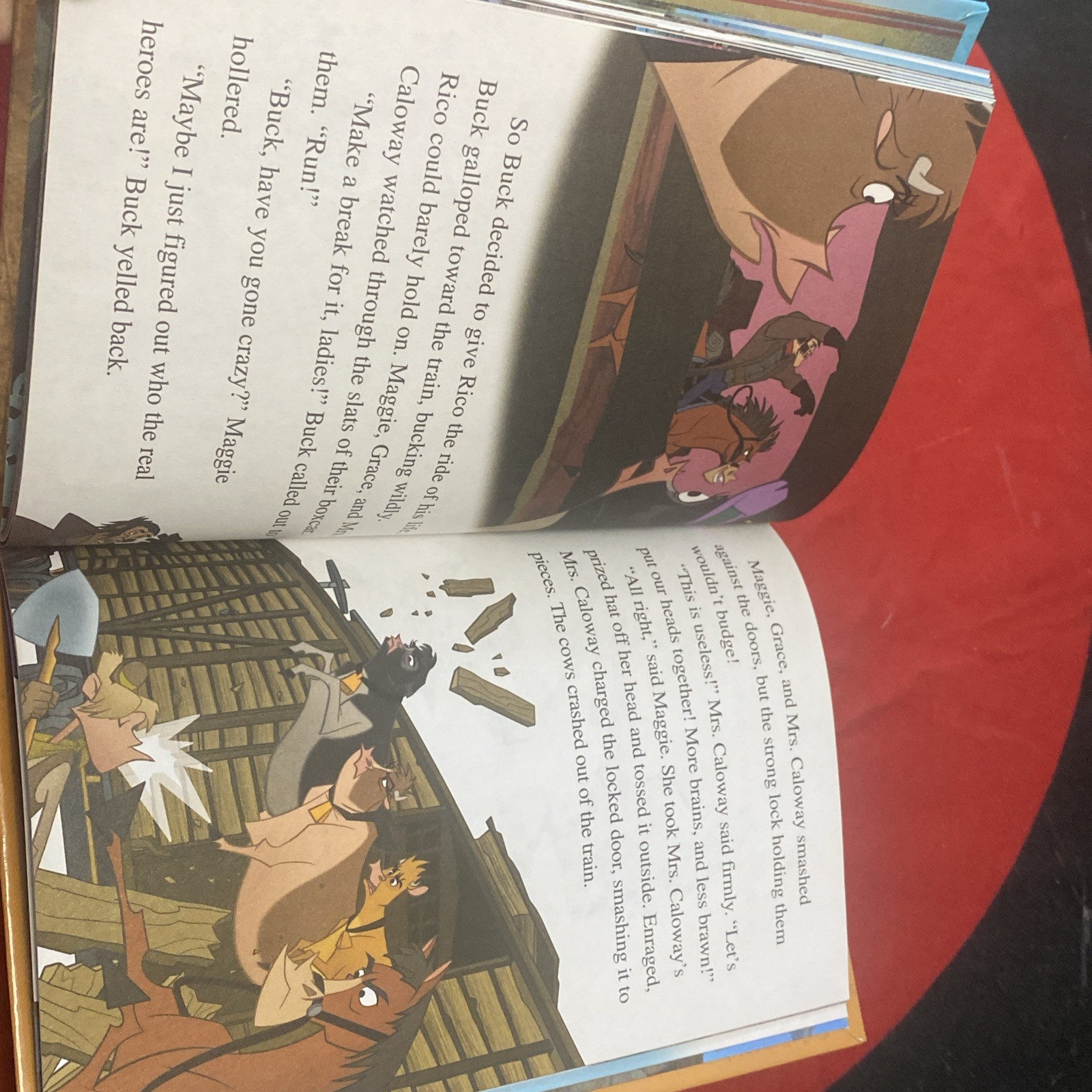 *KIDS* VINTAGE Home On The Range (2004,Hard Book) Disney Wonderful World Reading