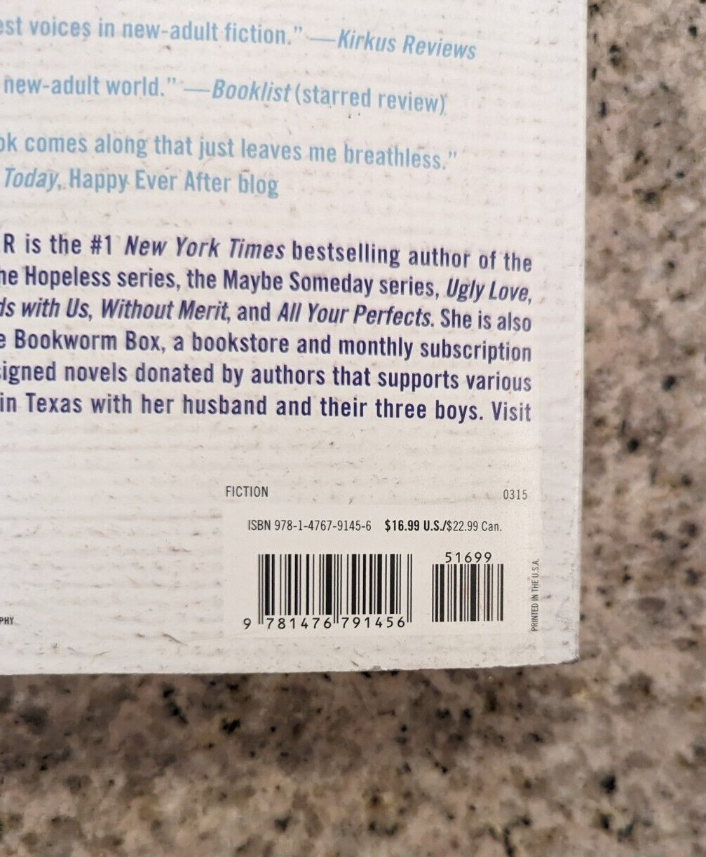 Confess : A Novel by Colleen Hoover (2015, Trade Paperback)