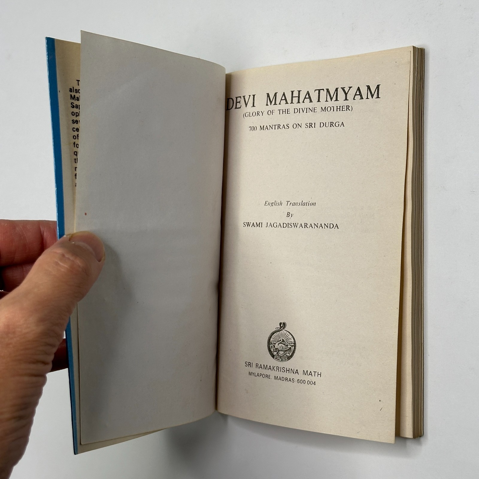 Sanskrit – English Divine Mother Hindu Text „Devi Mahatmyam, or Chandi“ (1992)