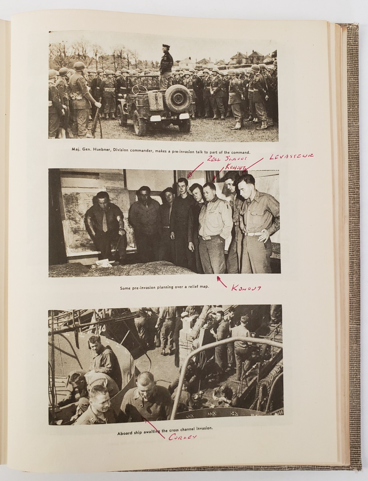 Danger Forward – First Division in World War II – WWII Veteran’s Annotations