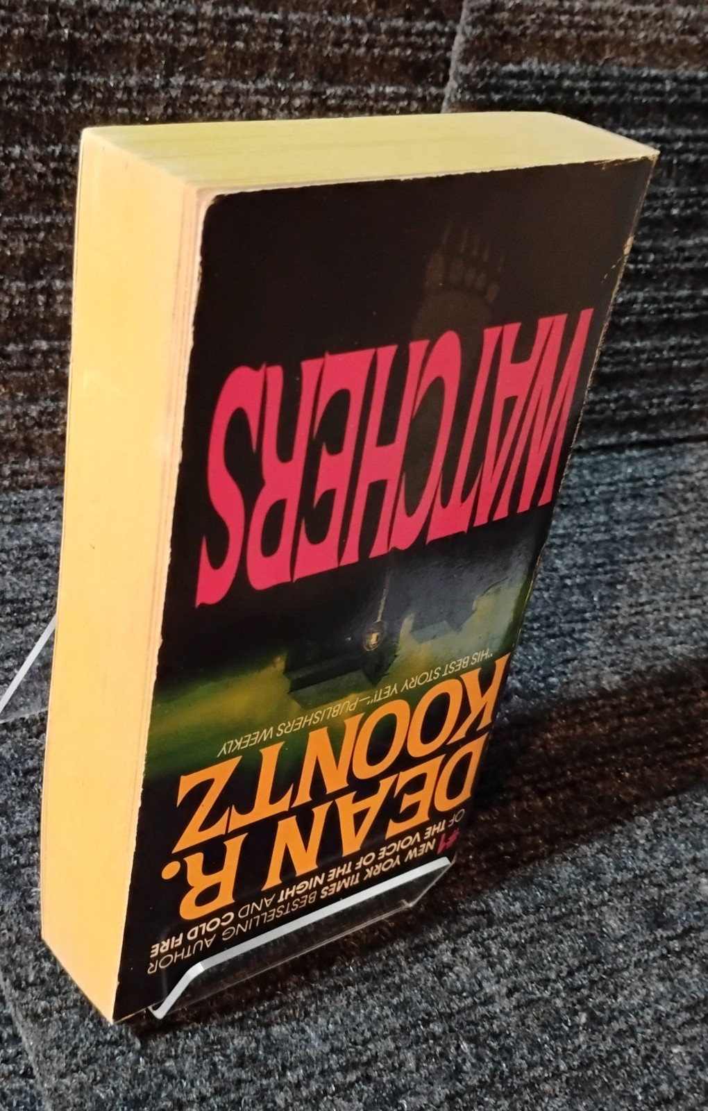 Dean Koontz WATCHERS 1988 Berkley Thriller Sci-Fi Horror Paperback Novel