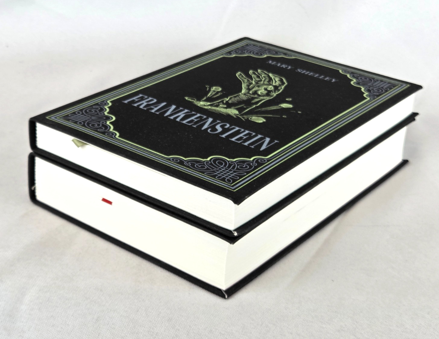 DRACULA Bram Stoker FRANKENSTEIN Mary Shelley Set of 2 Faux Leather Bound NEW
