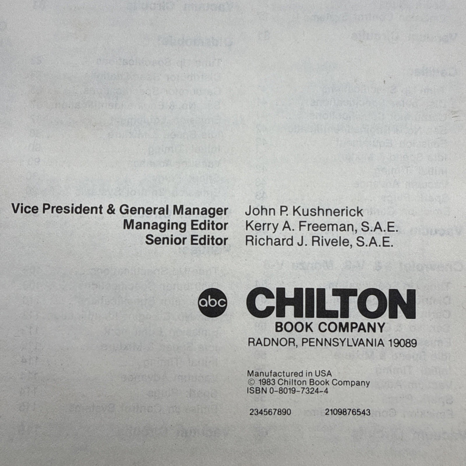 Chilton Mechanics Handbook Volume 7 Emission Diagnosis Tune-Up Vacuum Diagrams 1