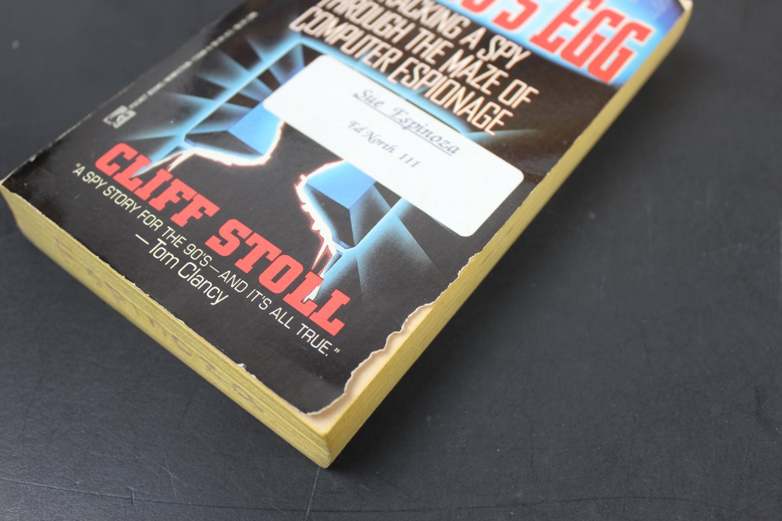 The Cuckoo’s Egg Cliff Stoll 1990 1st Pocket Books Printing Computer Espionage