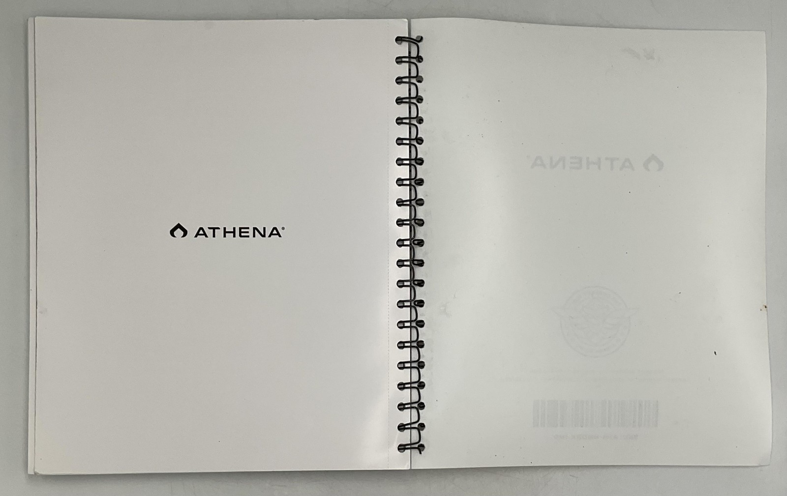 HANDBOOK ATHENA AG, INC. RING/WIRE BOUND IMPERIAL ENGLISH SPIRAL