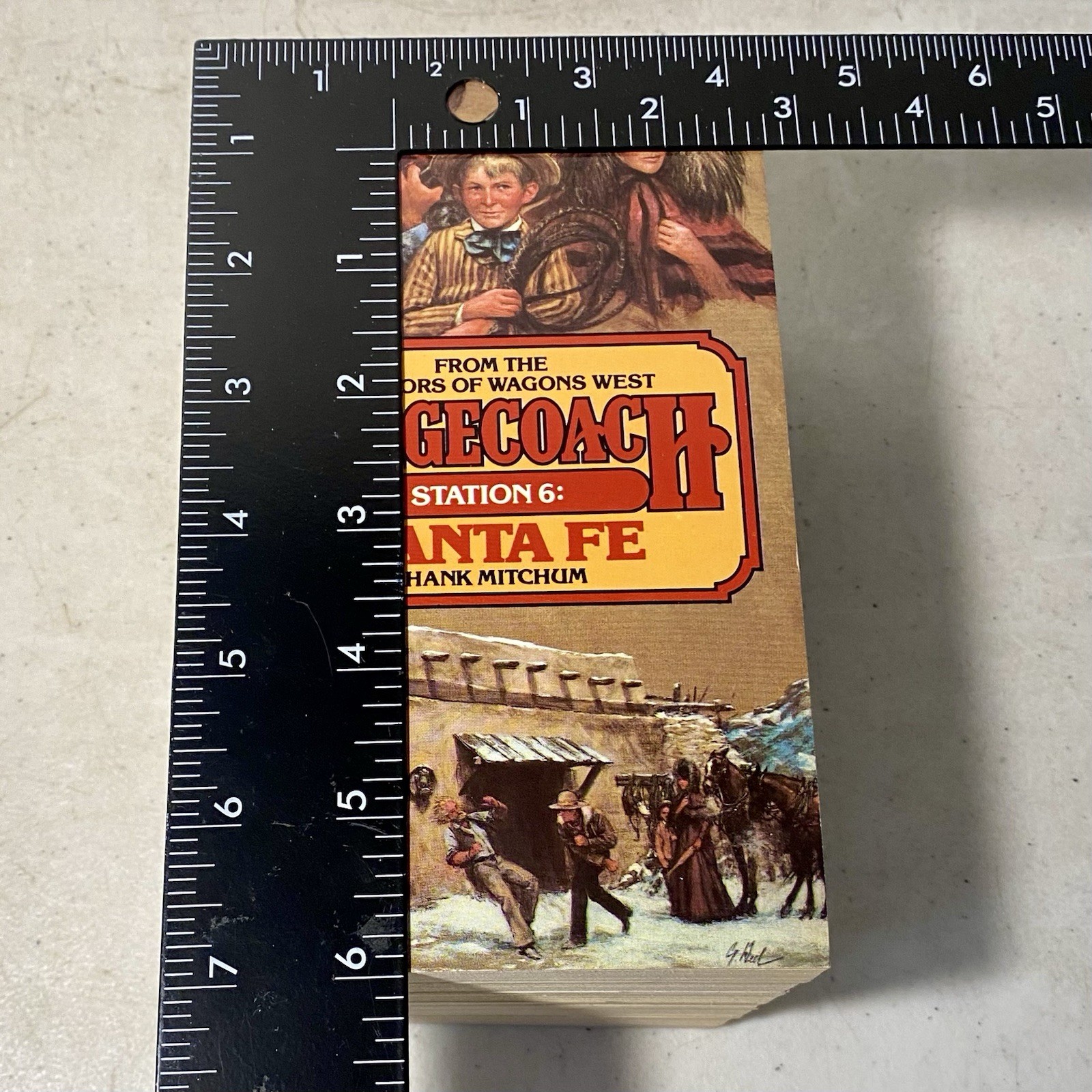 Stagecoach Station Book Lot of Volumes 1-6 Paperback Western Set by Hank Mitchum