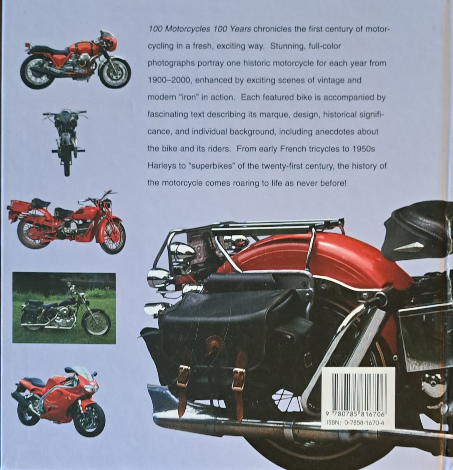 FIRST CENTURY OF THE MOTORCYCLE, HARDCOVER, 2003, 10.5″x11″, ILLUSTRATED