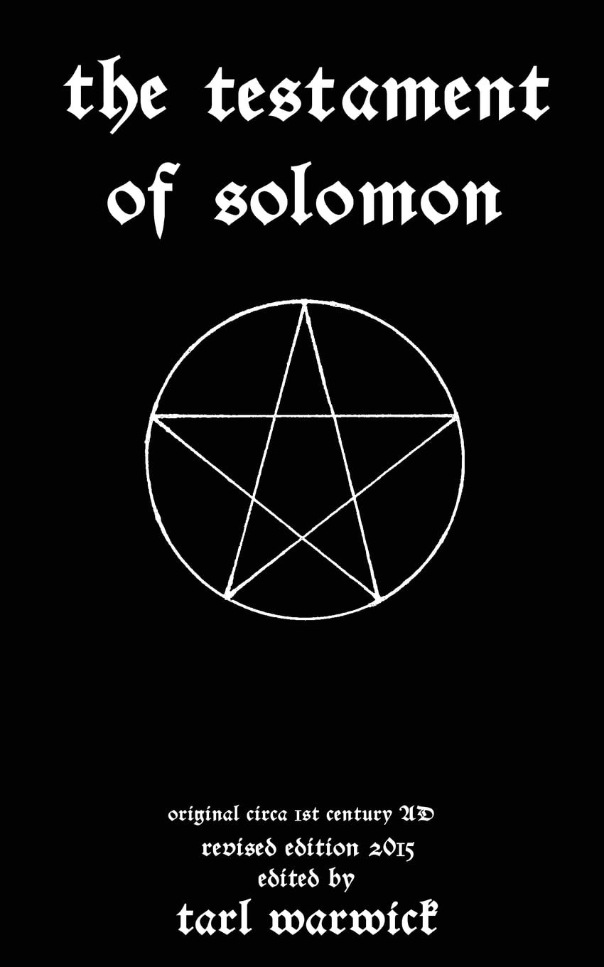 The Testament Of Solomon Paperback – August 14, 2015