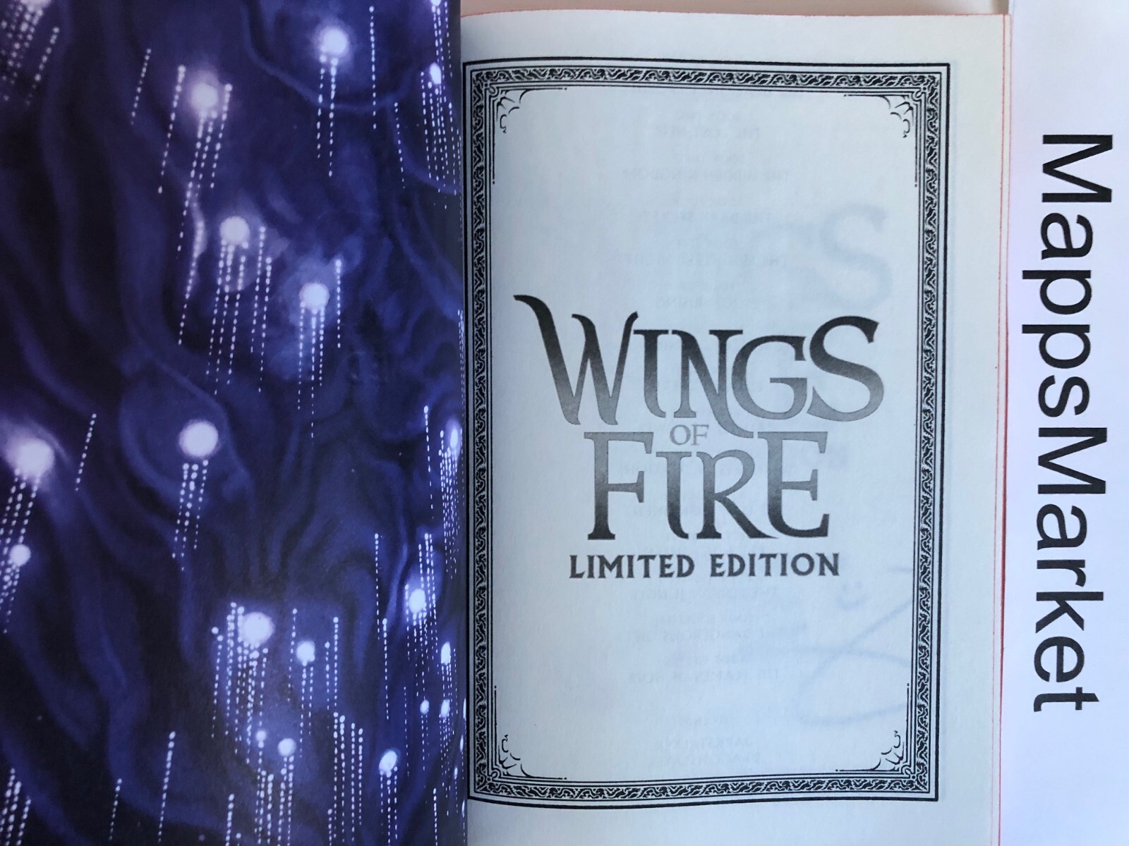 SIGNED The Dragonet Prophecy (Wings of Fire 1) Tui T. Sutherland LIMITED EDITION