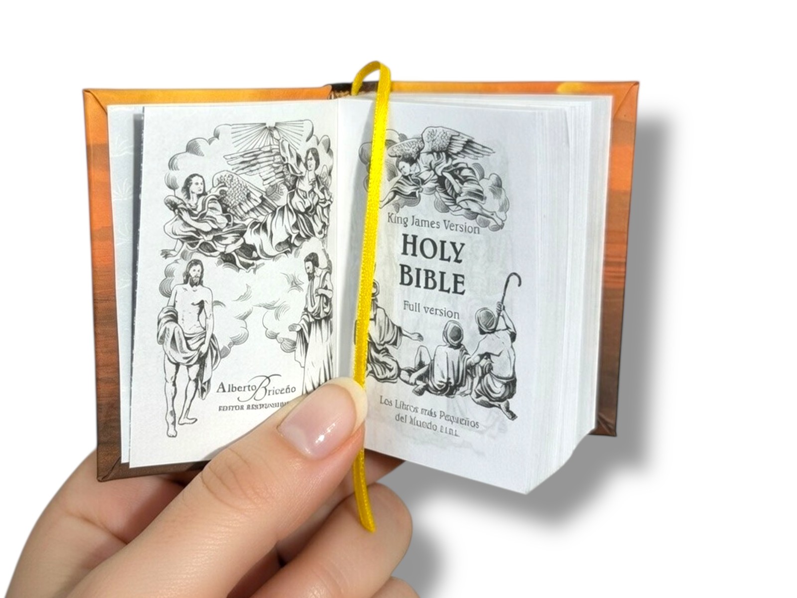 The complete King James Version Holy Bible with gift box mini book (2 x 2.6″)