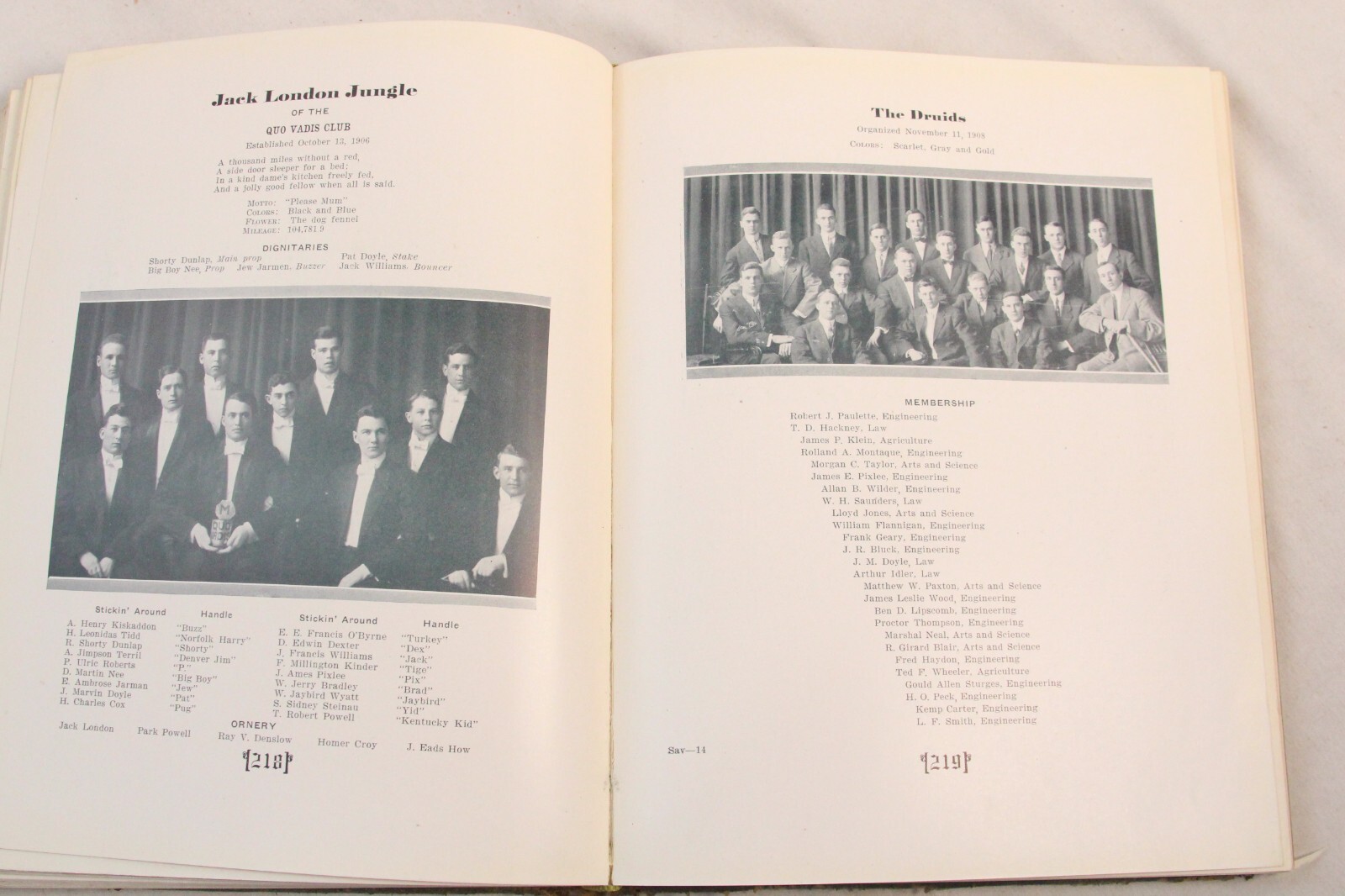 University Of Missouri 1910 Savitar Yearbook Columbia MO Vol 16 366 pages
