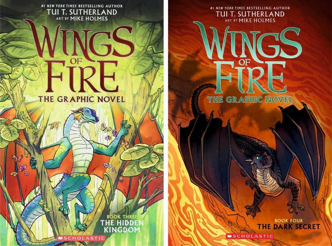 Wings of Fire Graphic Novels 10 Books Series Set Graphix Books 1-9 + Darkstalker