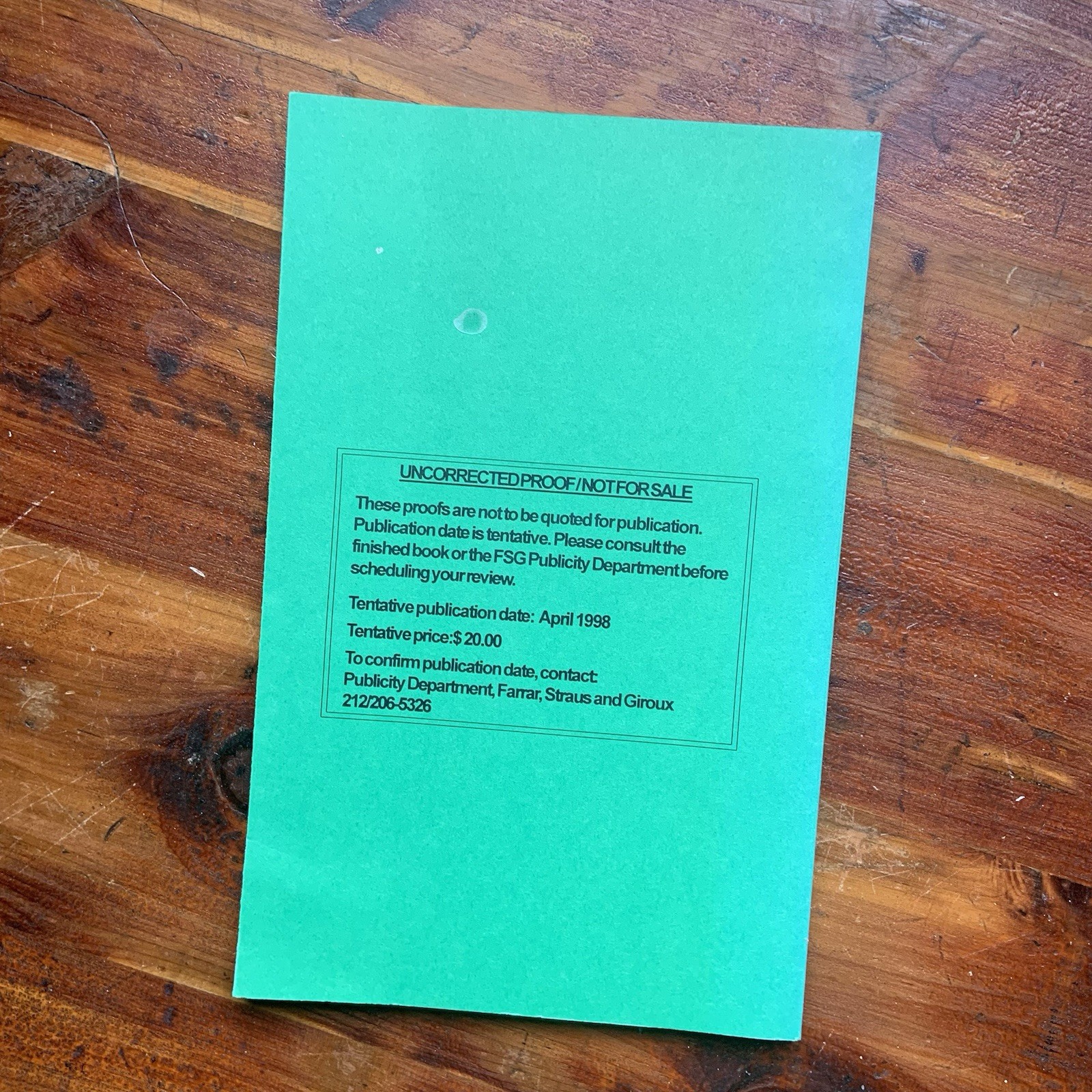 Wakefulness poems by John Ashbery UNCORRECTED PROOF Poetry Book Farrar Straus Gi