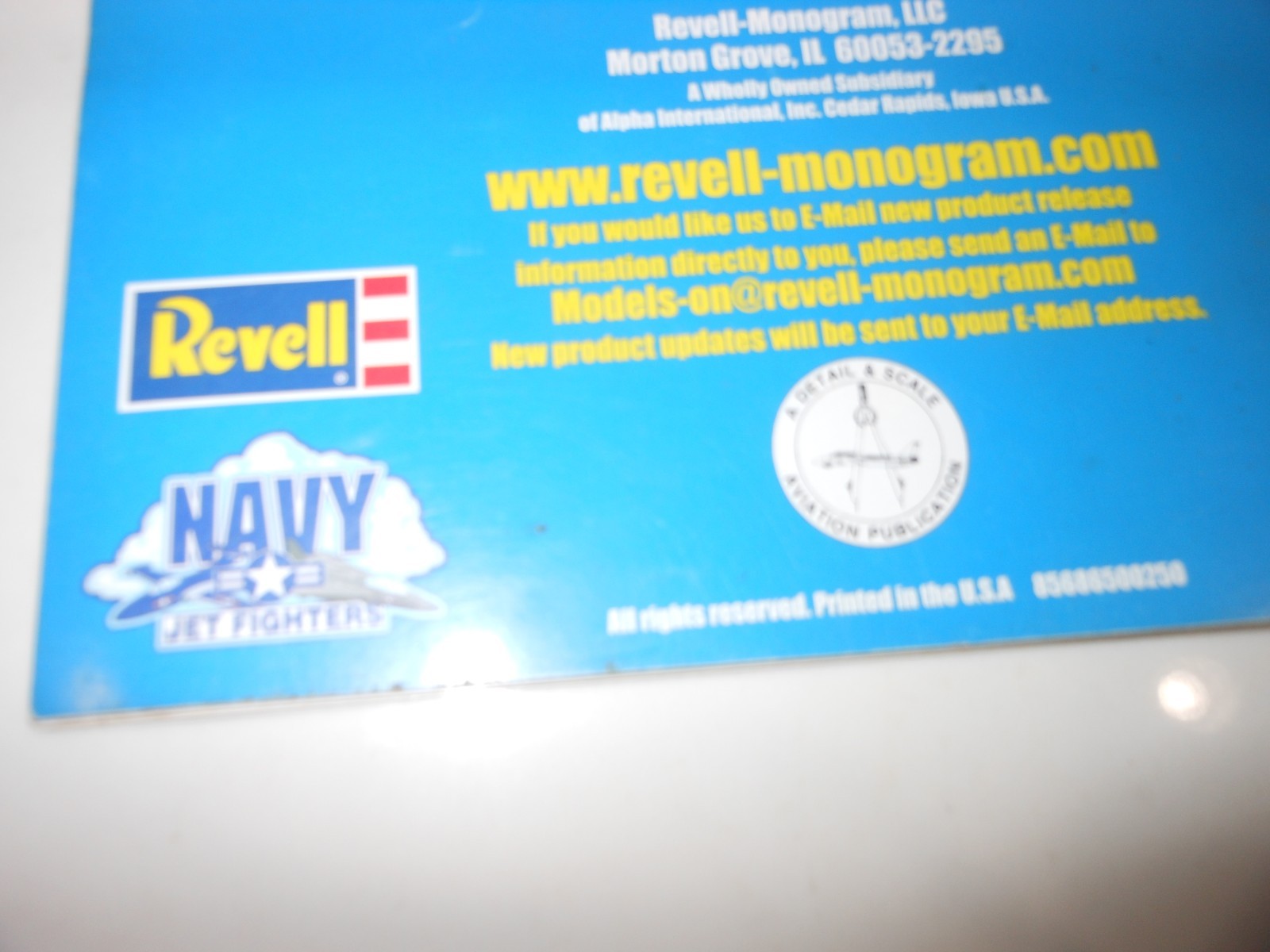 2002 Jet Fighters of the U.S. Navy Part 1. Early Designs – Revell / Bert Kinzey