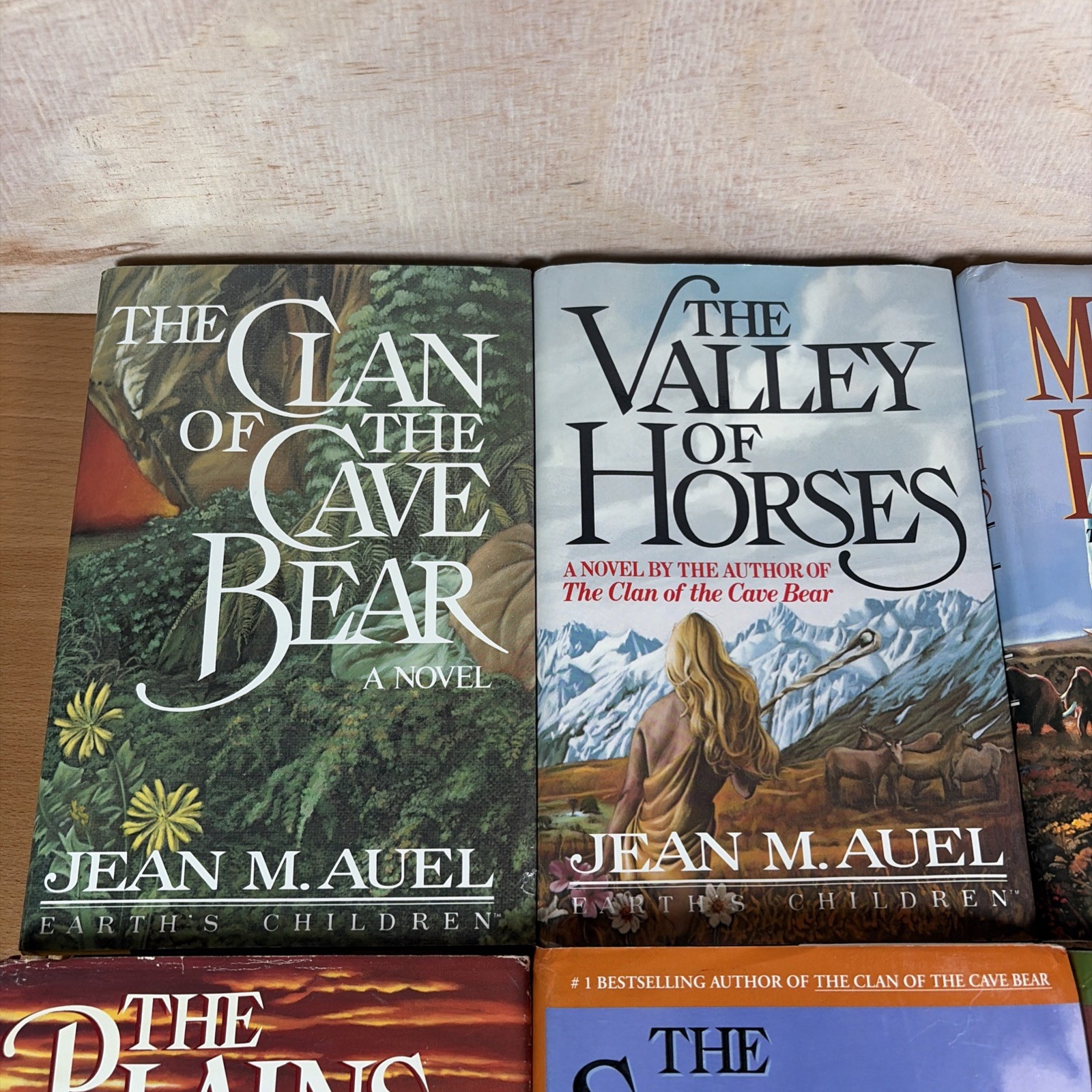 Complete Set Series Lot of 6 Earth’s Children Books by Jean Auel HARDCOVER