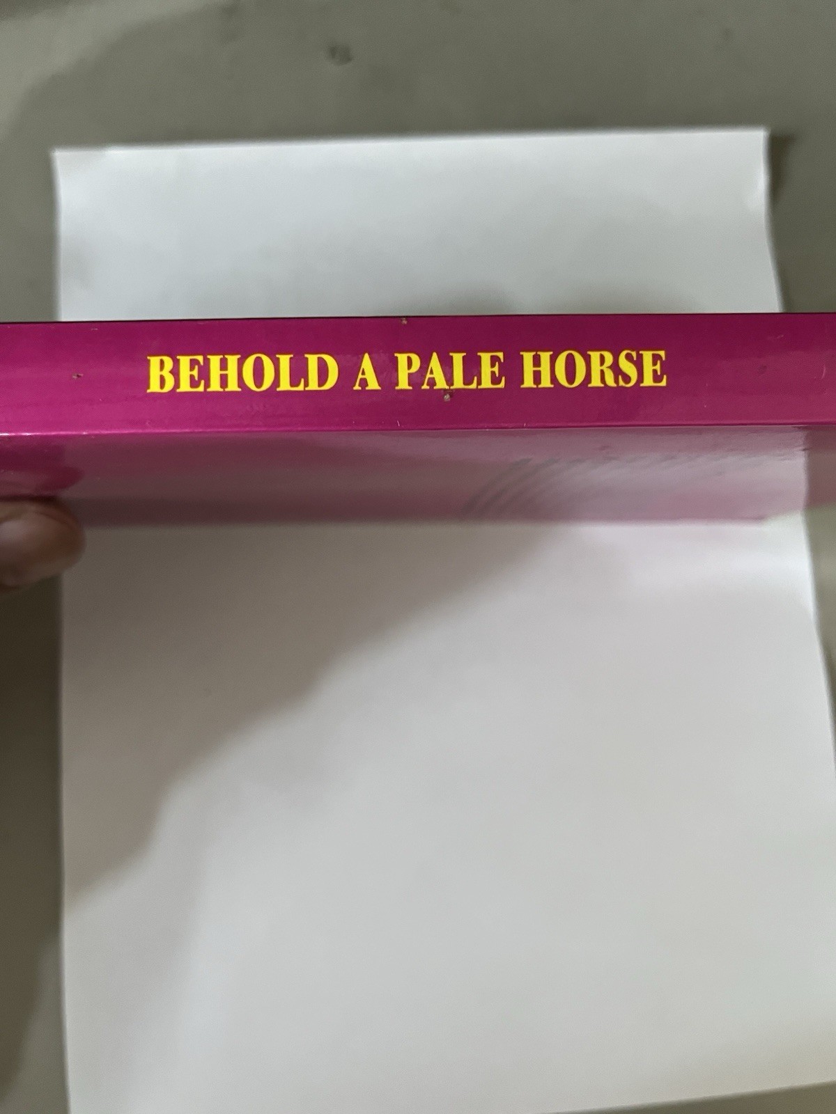 Behold A Pale Horse By Lannon D. Reed. 1st Edition Paperback, 1985