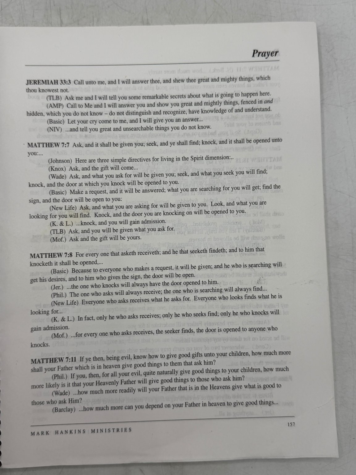 Spirit-Filled Scripture Study Guide Mark Hankins 1999 Revised Spiral-bound