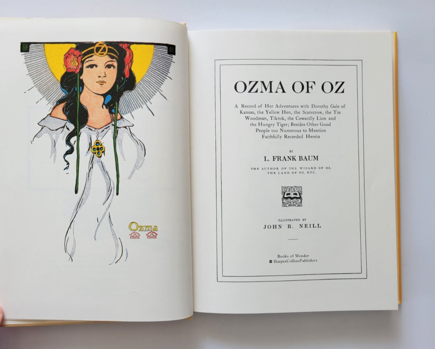 Wonderful Wizard of Oz, Emerald City, Road, Ozma Lot of 4 HC Books of Wonder