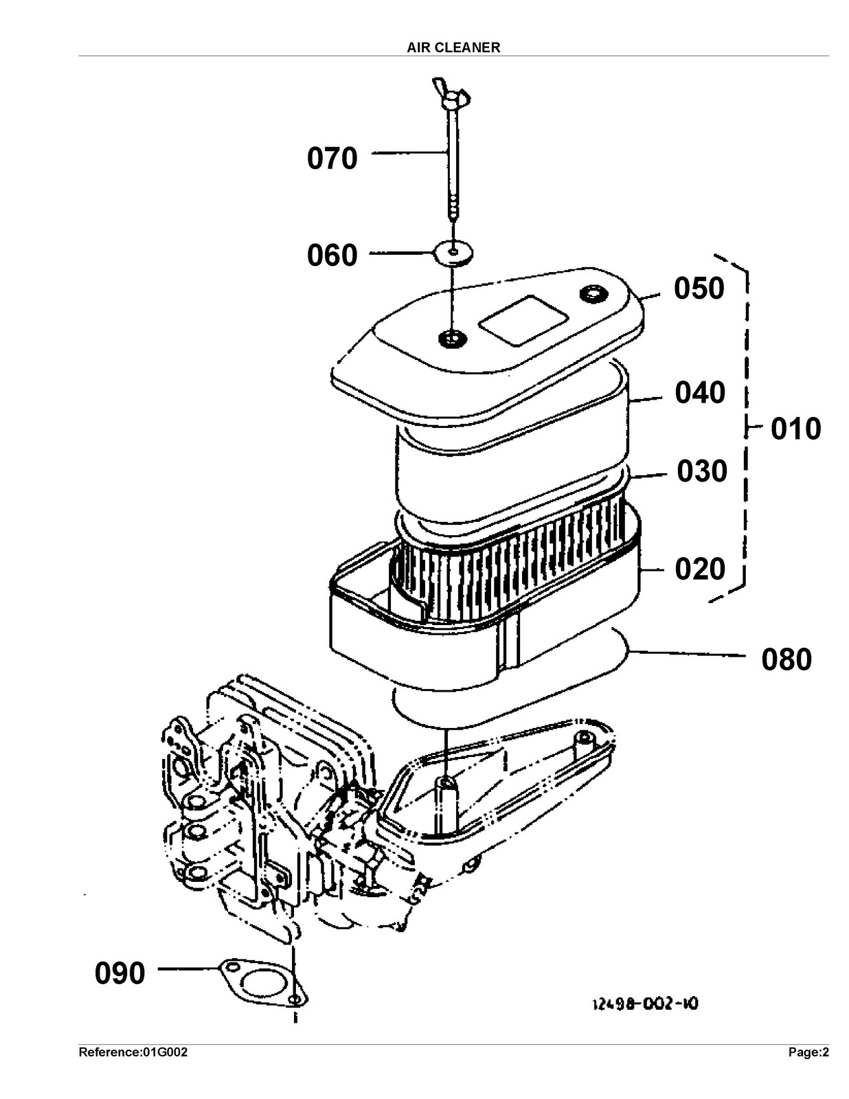 KUBOTA T1460 serial number 40001 and up Parts Manual – WIRE BOUND – TOUGH COVERS