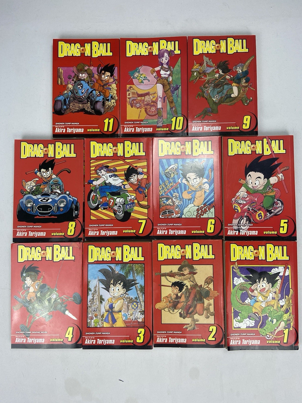 Dragon Ball Shonen Jump Vol 1-16 Manga Book Set Akira Toriyama Viz Media