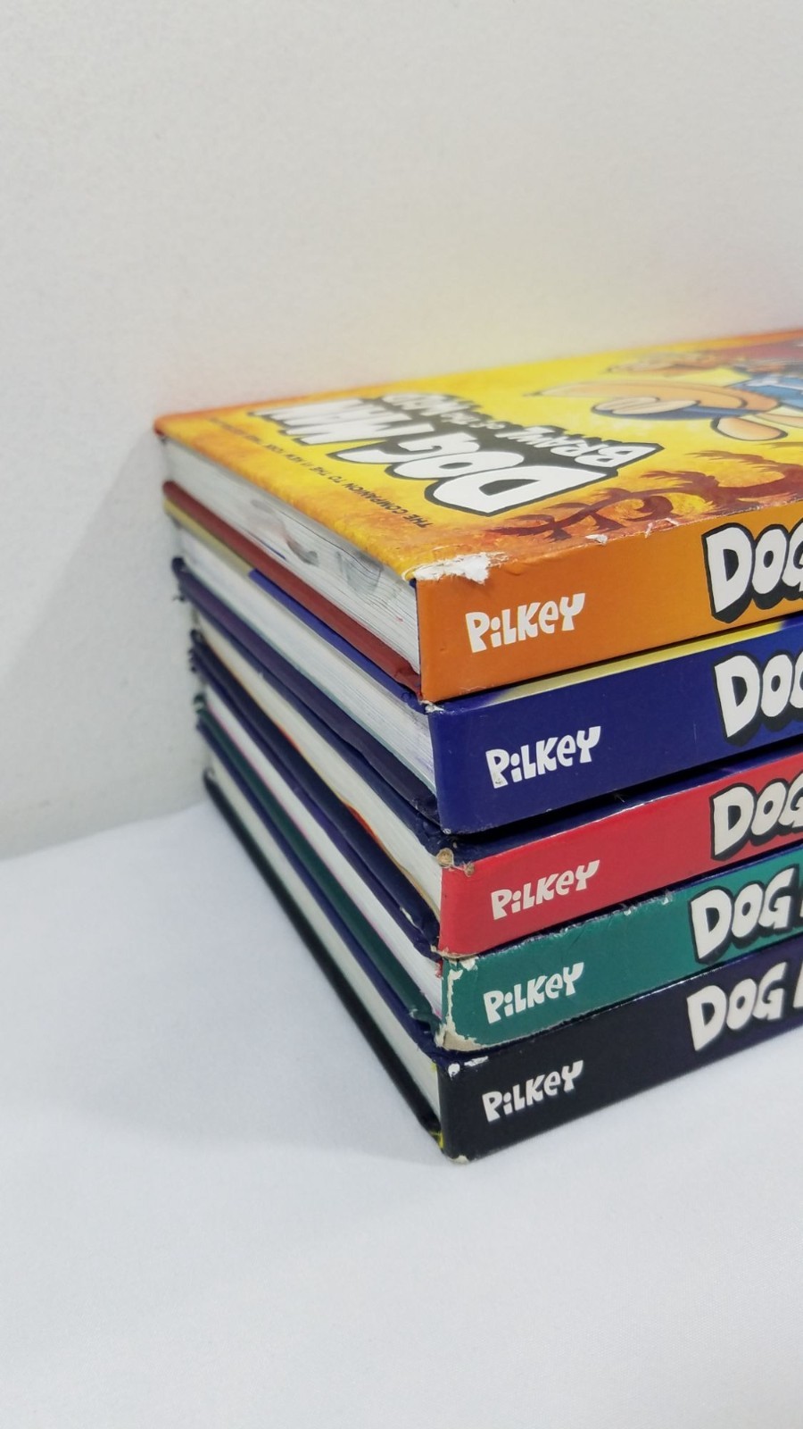 Captain Underpants & Dog Man Book Lot By Dav Pilkey 14 Books Mixed Titles