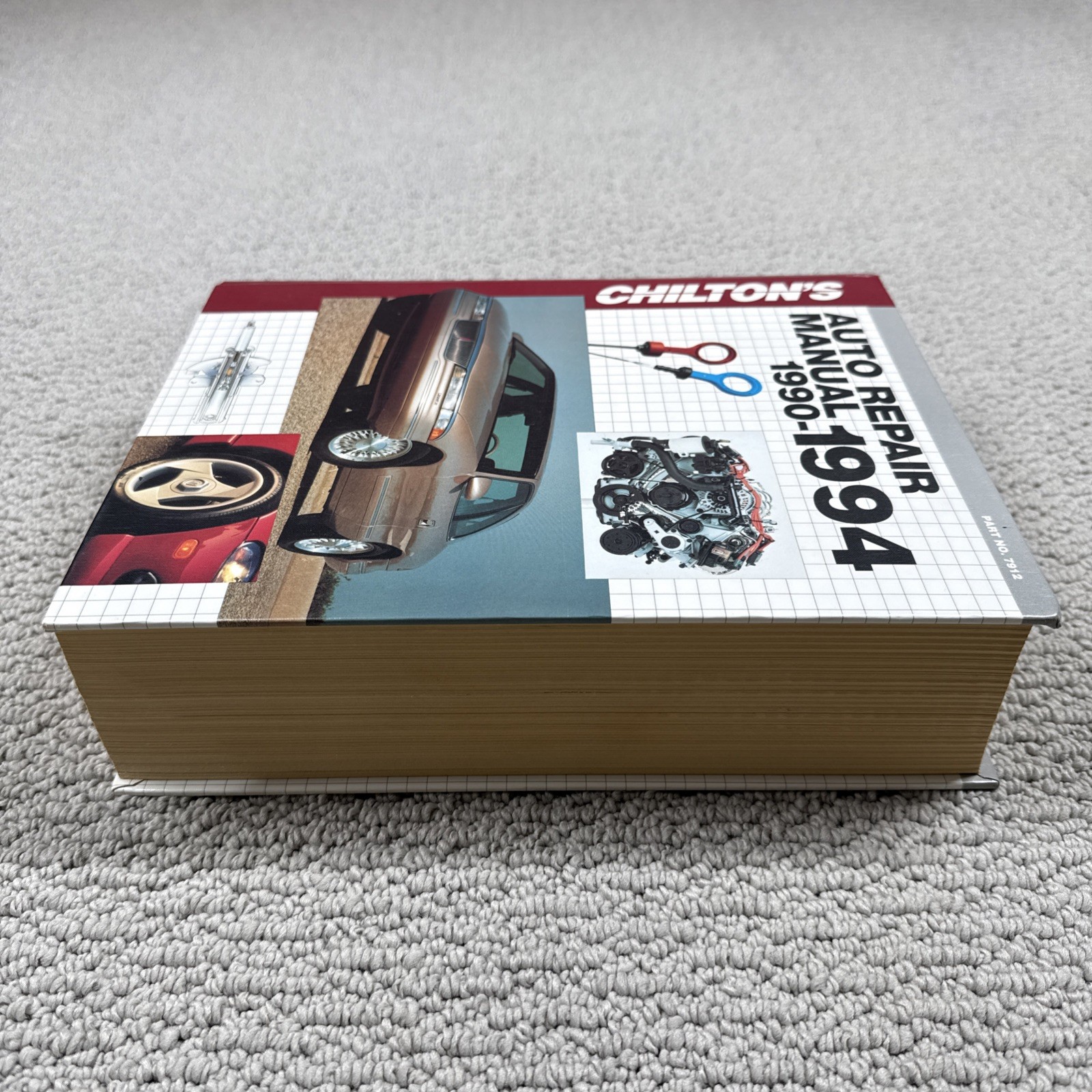 Vintage Chilton’s Auto Repair Manual 1990-1994 Hardback Book 1993