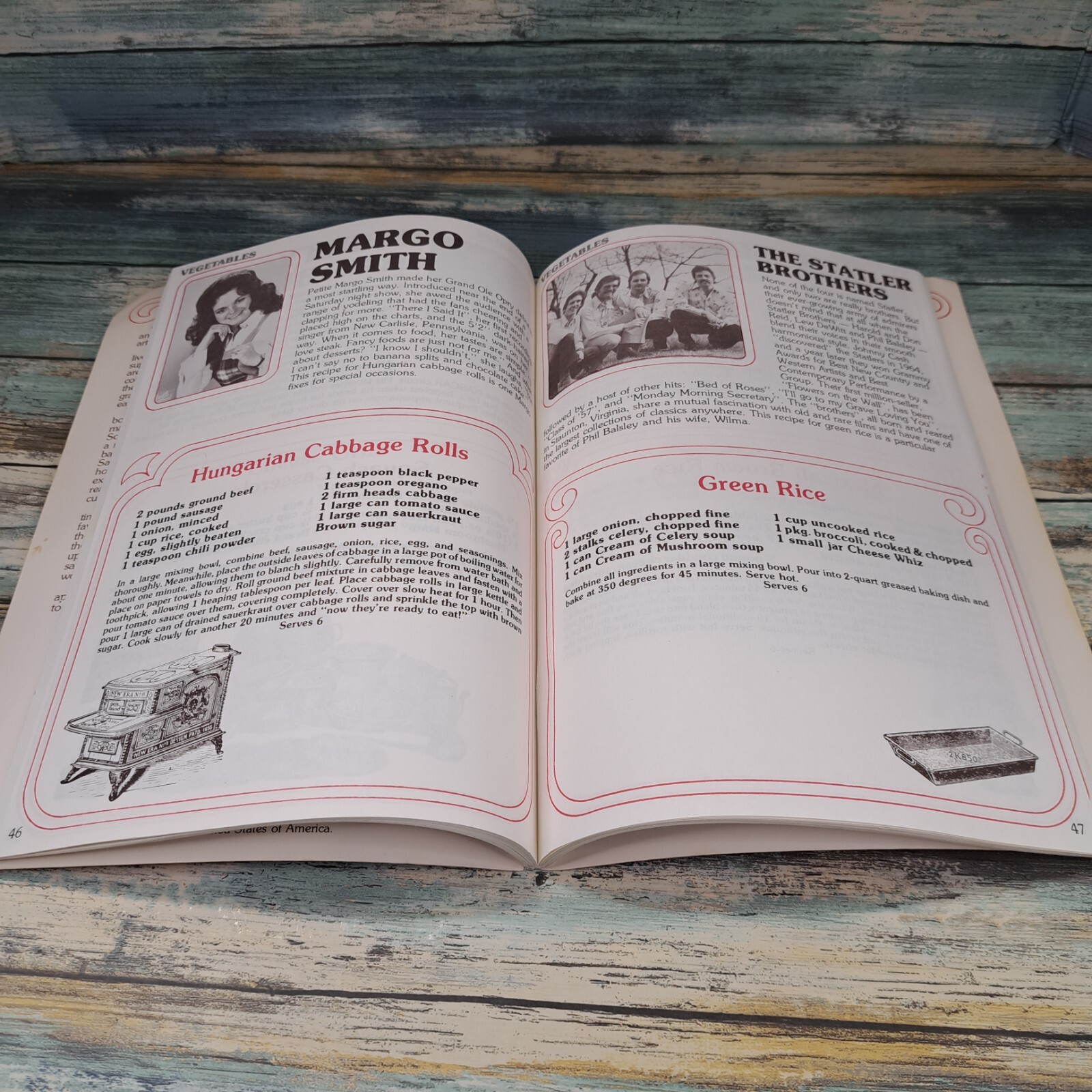 1977 Country Stars‘ Cookbook – Compiled By Helen Naismith 94 Pages