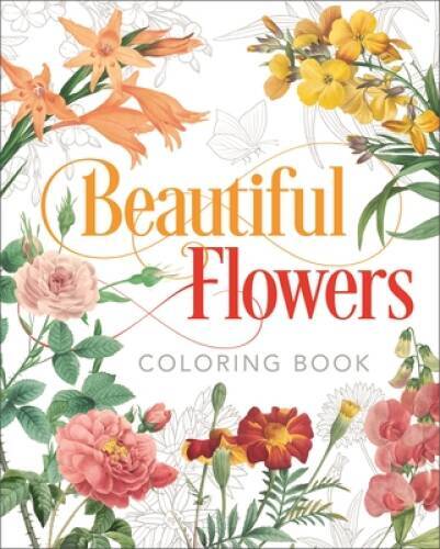 Beautiful Flowers Coloring Book – Paperback By Gray, Peter – GOOD
