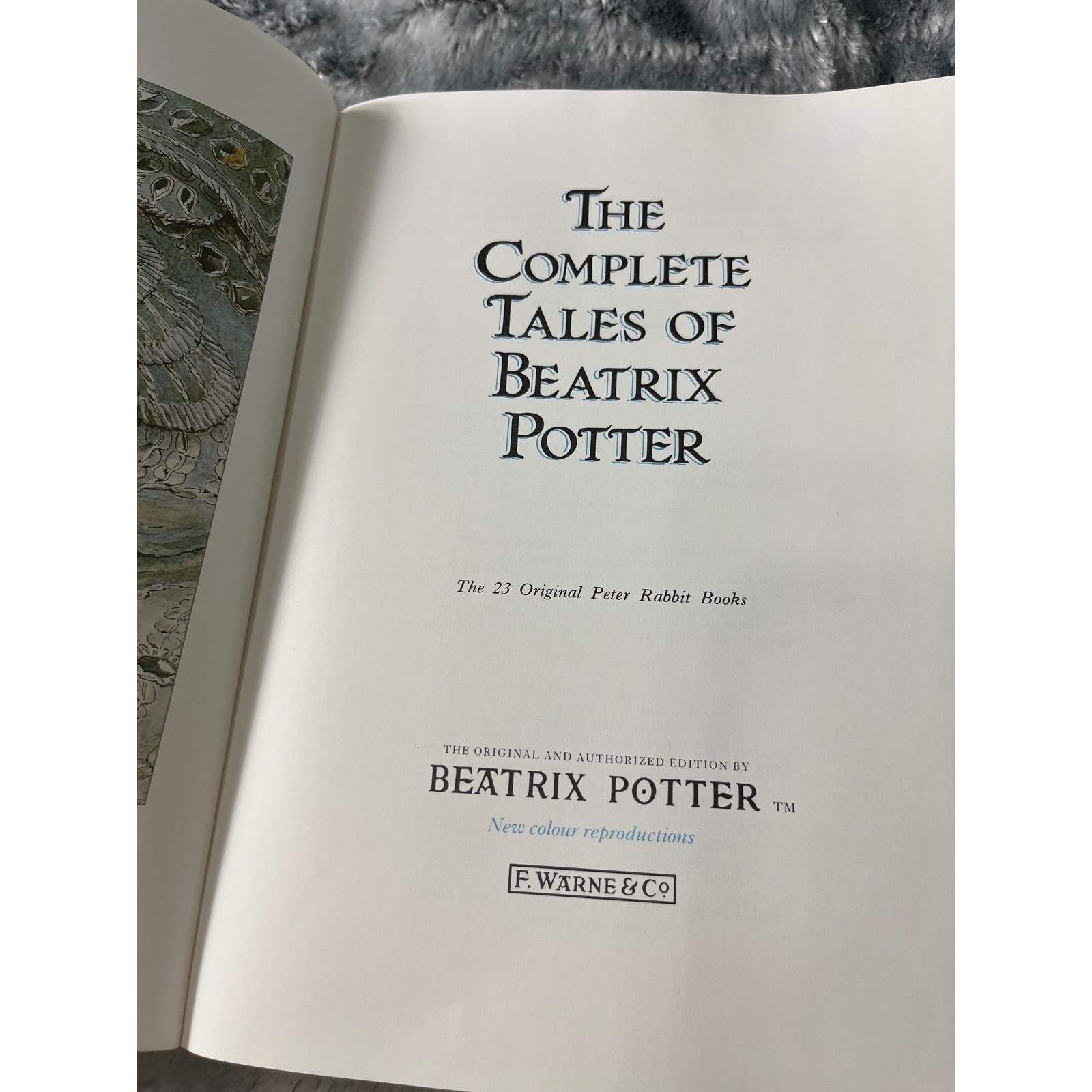 The Complete Tales of Beatrix Potter 23 Original Peter Rabbit Book F. Warne 1989