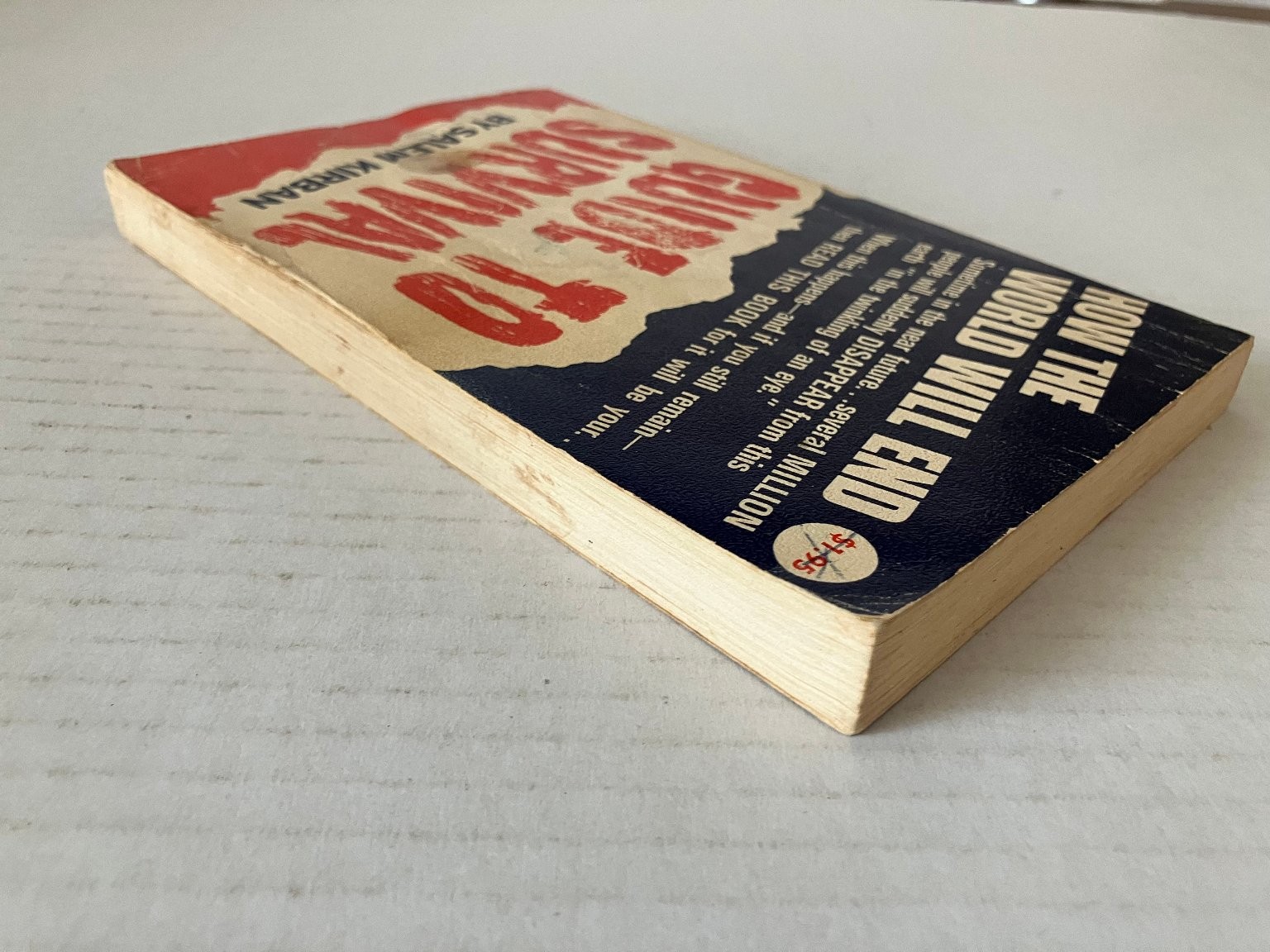 Guide to Survival Salem Kirban 1968 First Printing Prophecy Religion Paperback