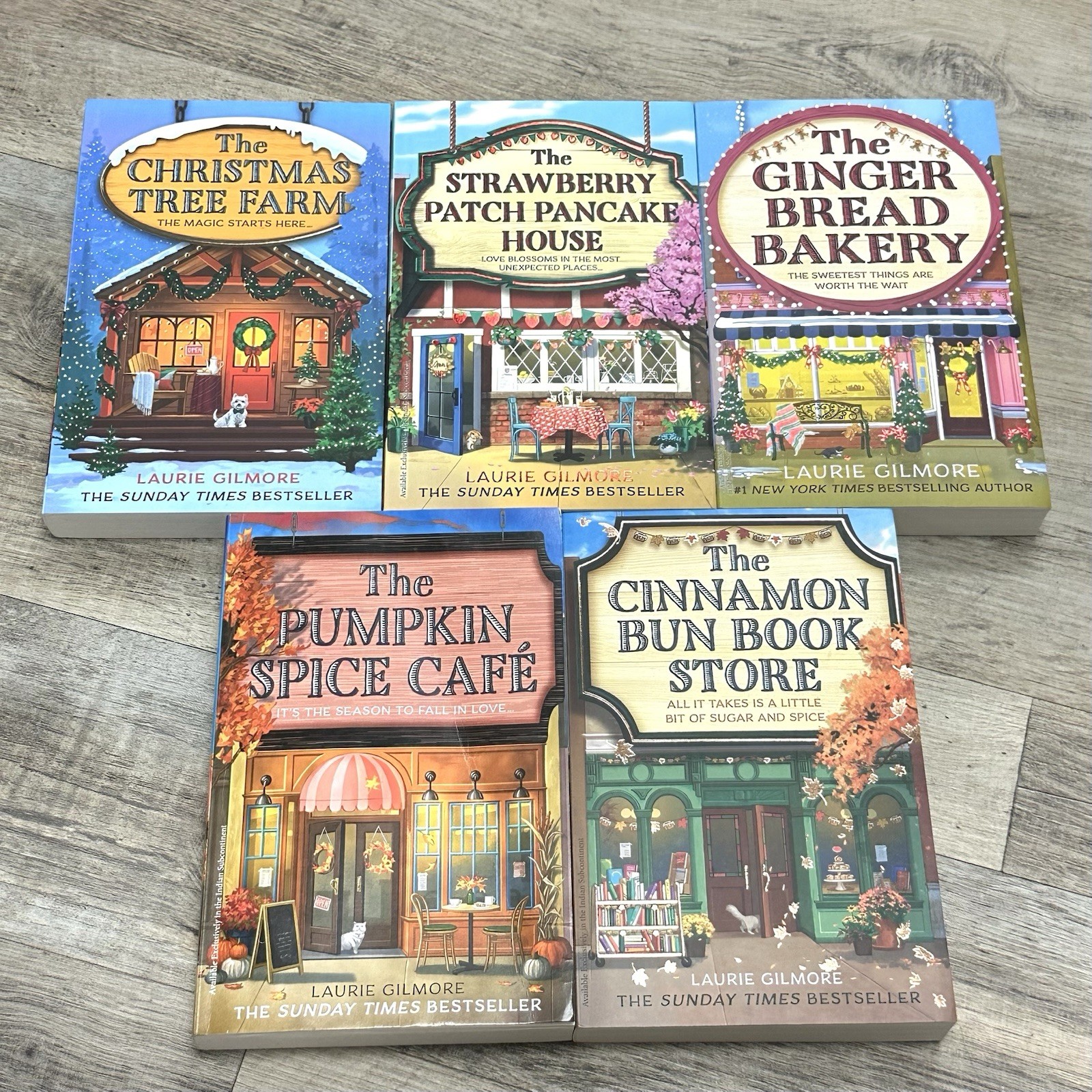 Dream Harbor Book Series Lot of 5 Paperback Books By Laurie Gilmore – Very Good