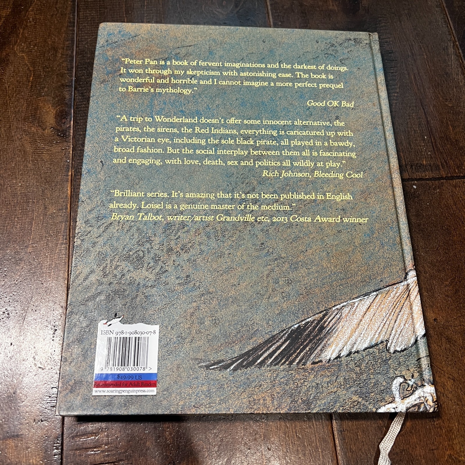 PETER PAN By Regis Loisel 2014 Hardcover Graphic Novel Book French English