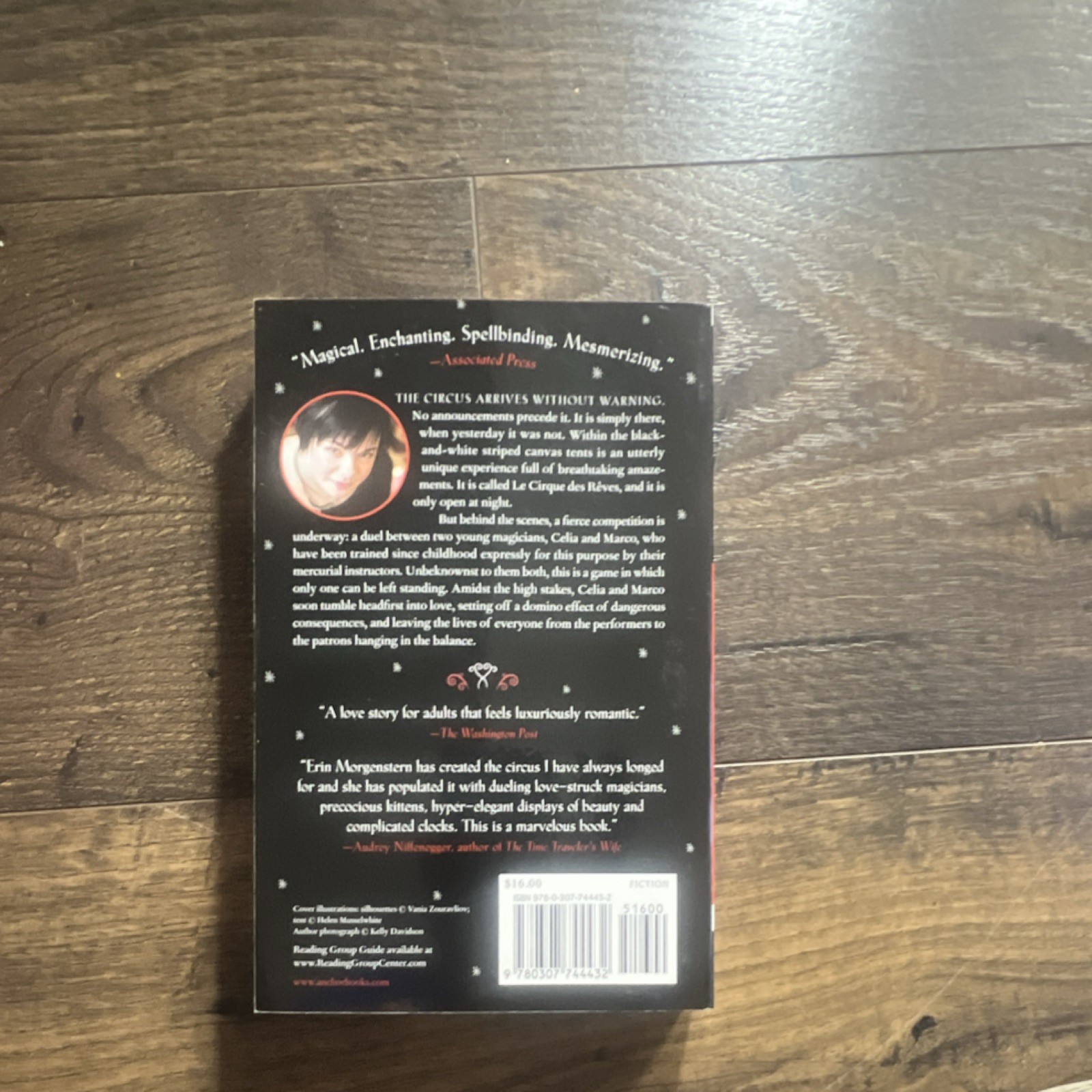 Night Circus : A Novel by Erin Morgenstern (2012, Trade Paperback)