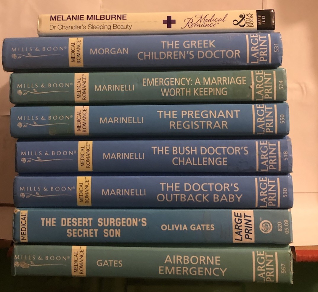 Harlequin Medical Romance Lot of 8 Hard Covers by Mixed Authors