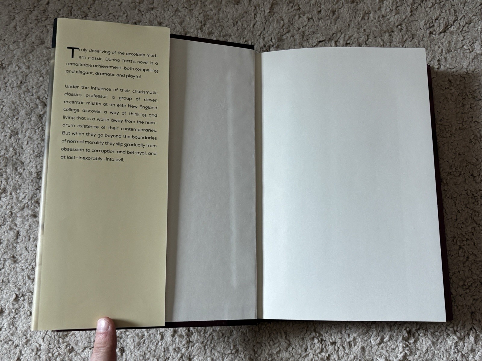 The Secret History by Donna Tartt- BOTM Book of the Month Hardcover Bestseller
