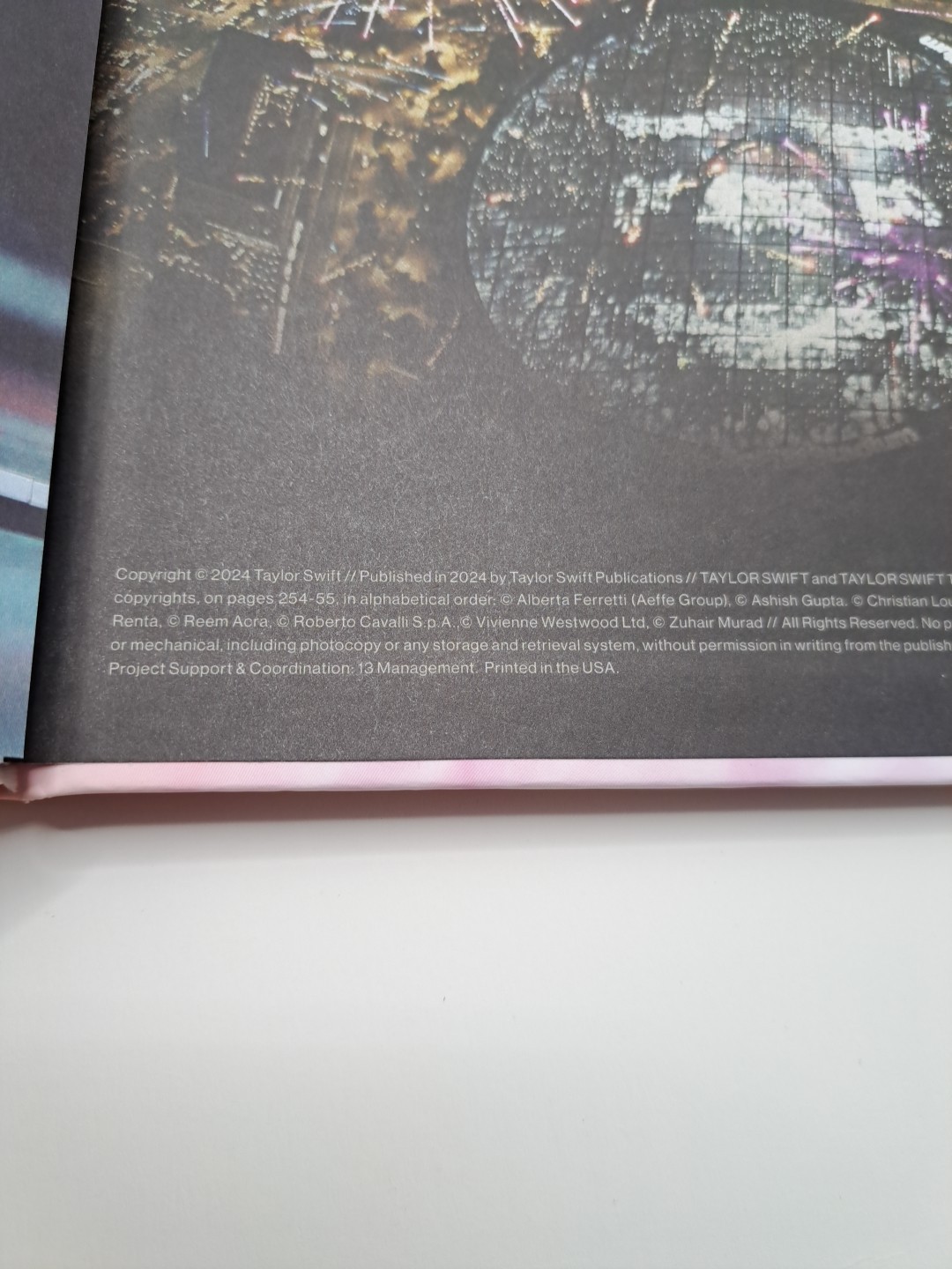 Taylor Swift The Eras Tour Book Hardcover Multicolor Cover