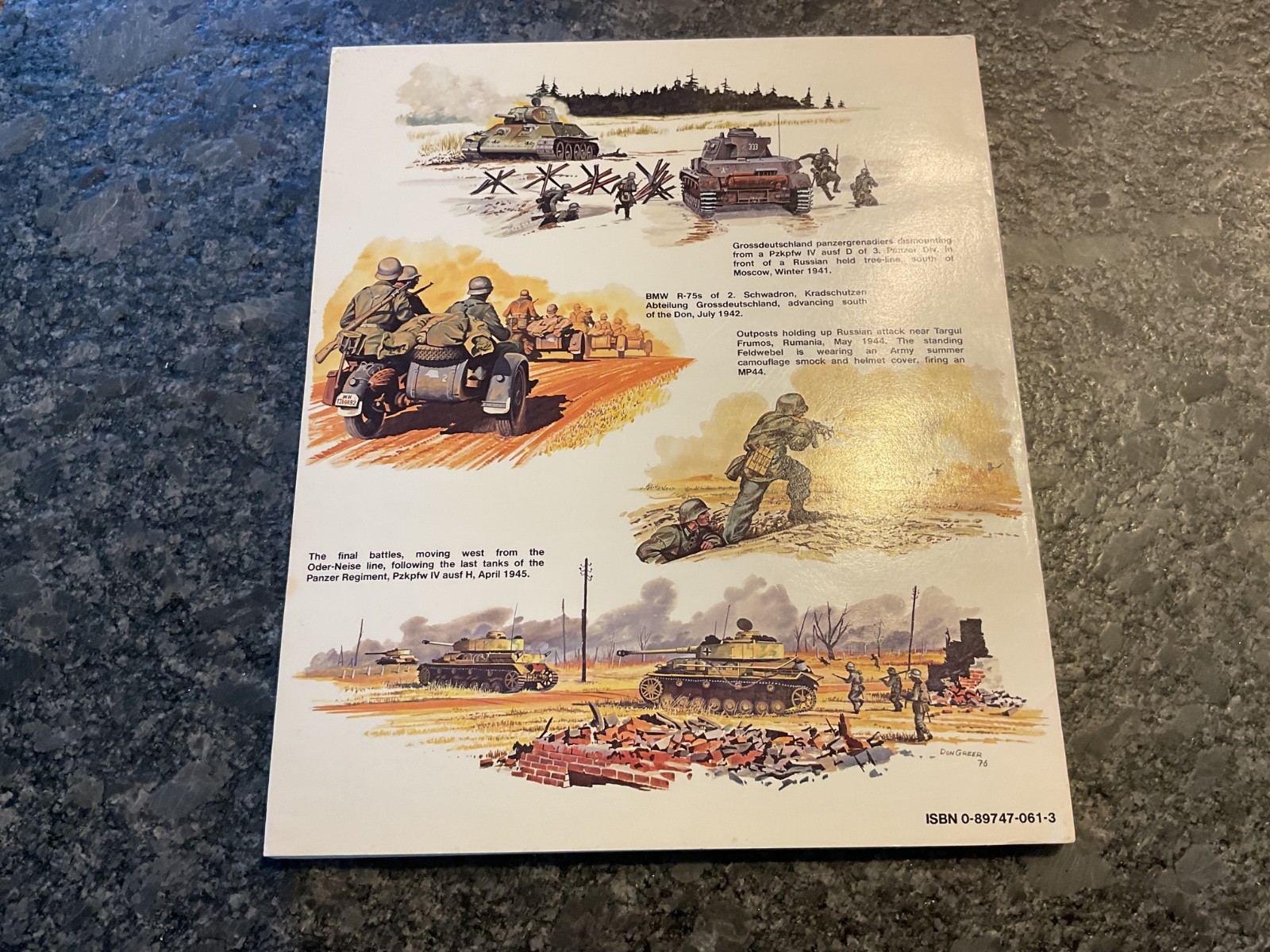 Panzer Grenadier – Grossdeutschland bHorst Schelbert. Squadron. 175 Pages.
