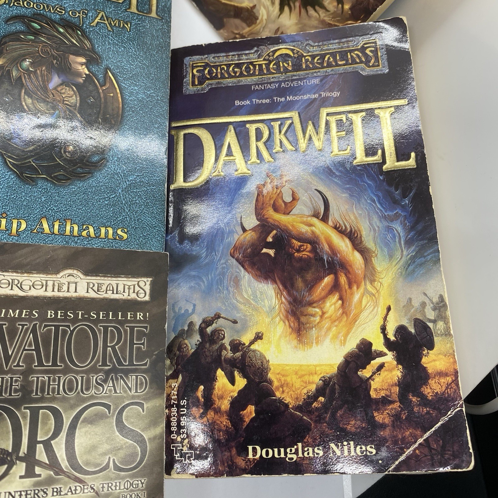 Forgotten Realms Book Lot 10 R.A. Salvatore Mel Odom Douglas Niles Paperback