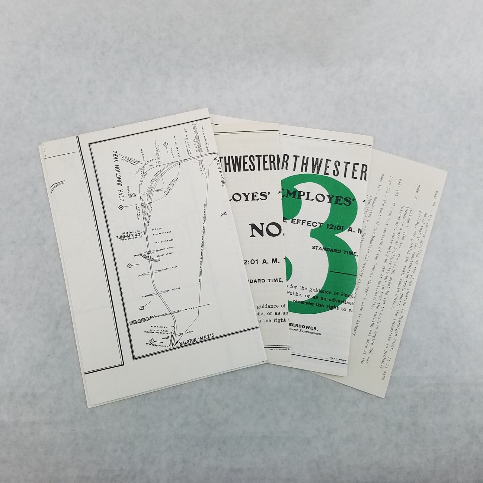 Rails That Climb: Narrative History of the Moffat Road w/ Foldout Map & Inserts