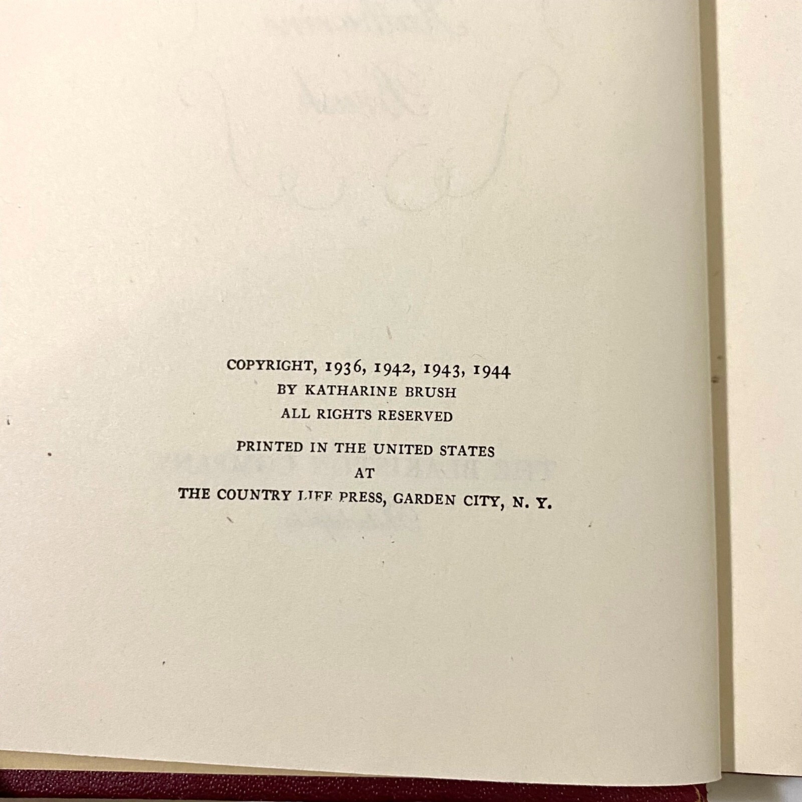 This Man and This Woman Hardcover Katharine Brush Vintage Book Compilation