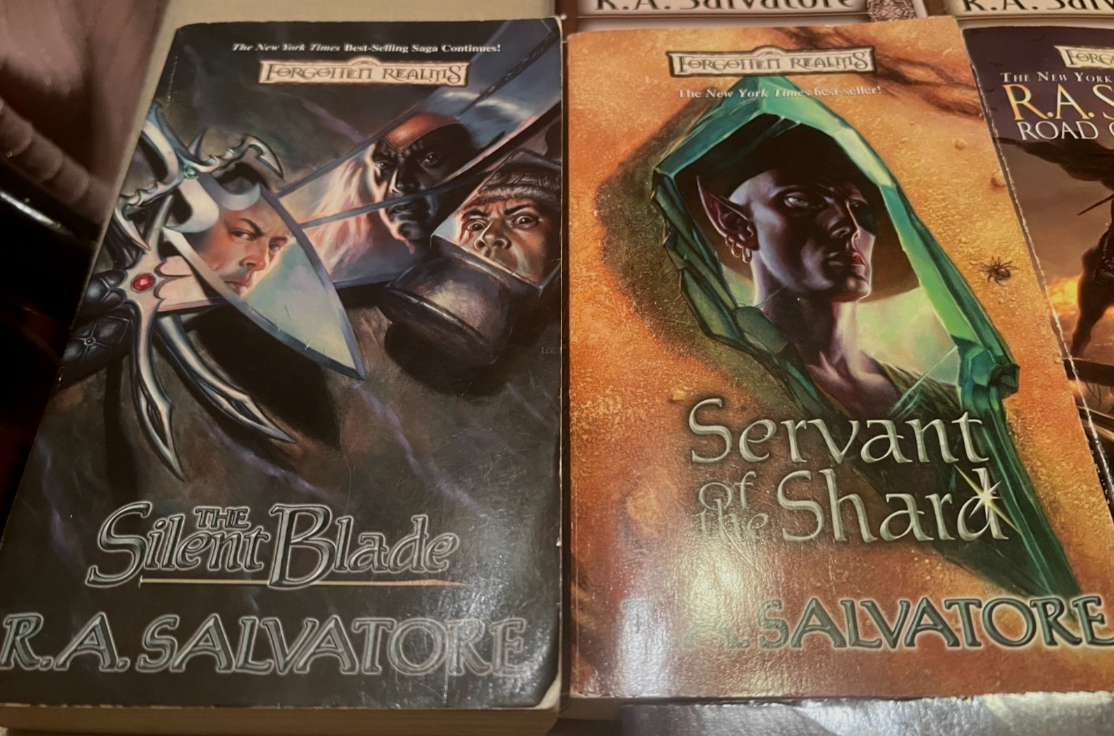 R. A. Salvatore Lot of 18 PBs HC Forgotten Realms DRIZZT Cleric LEGACY Demon