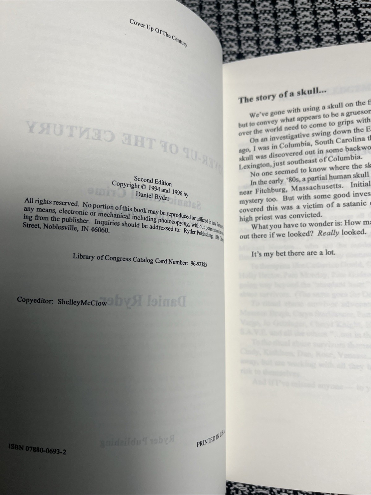 Cover-Up Of The Century Satanic Ritual Crime & World Conspiracy By Daniel Ryder