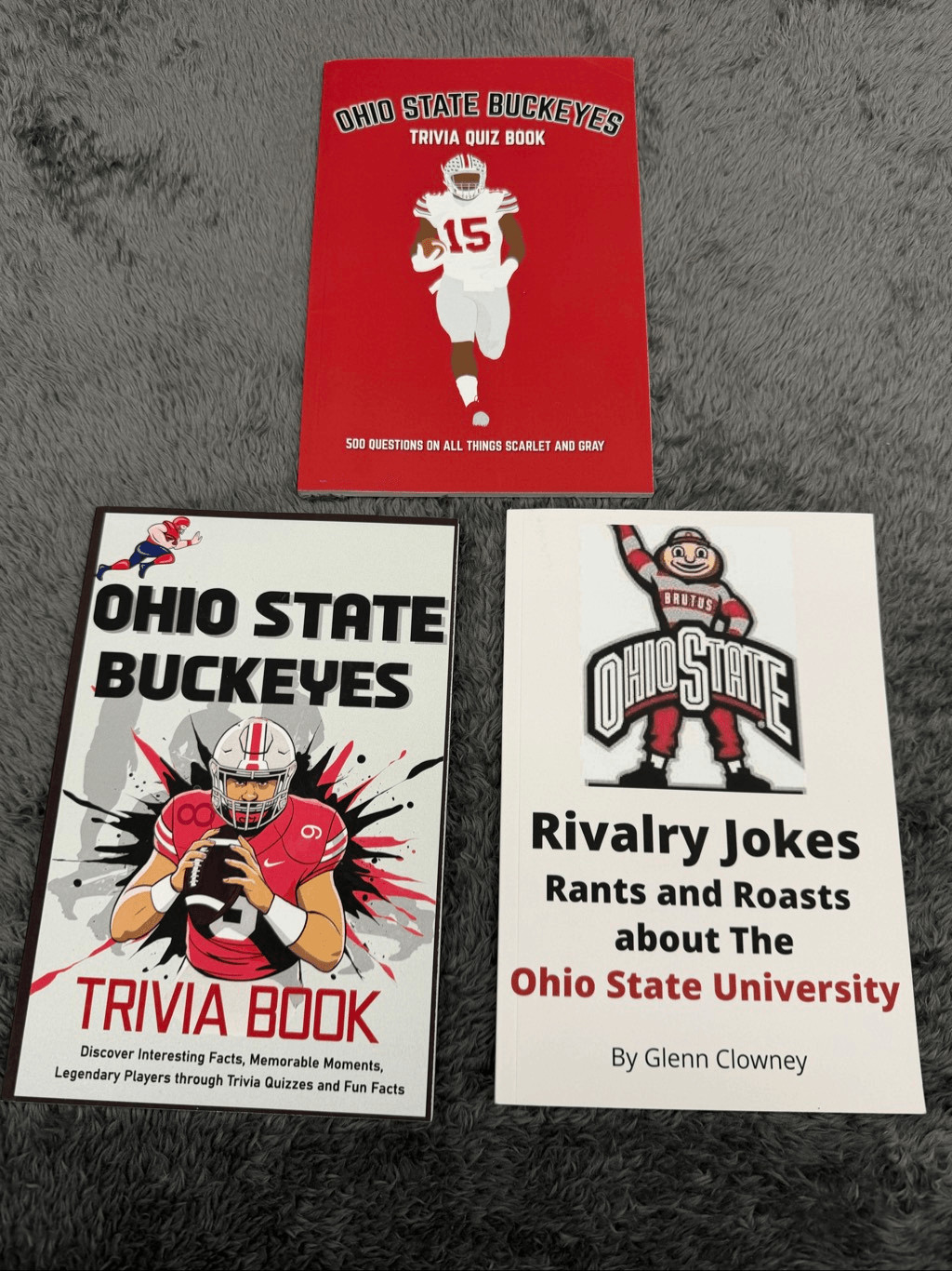 Bundle of 3 New Ohio State Buckeyes Paperback Books!