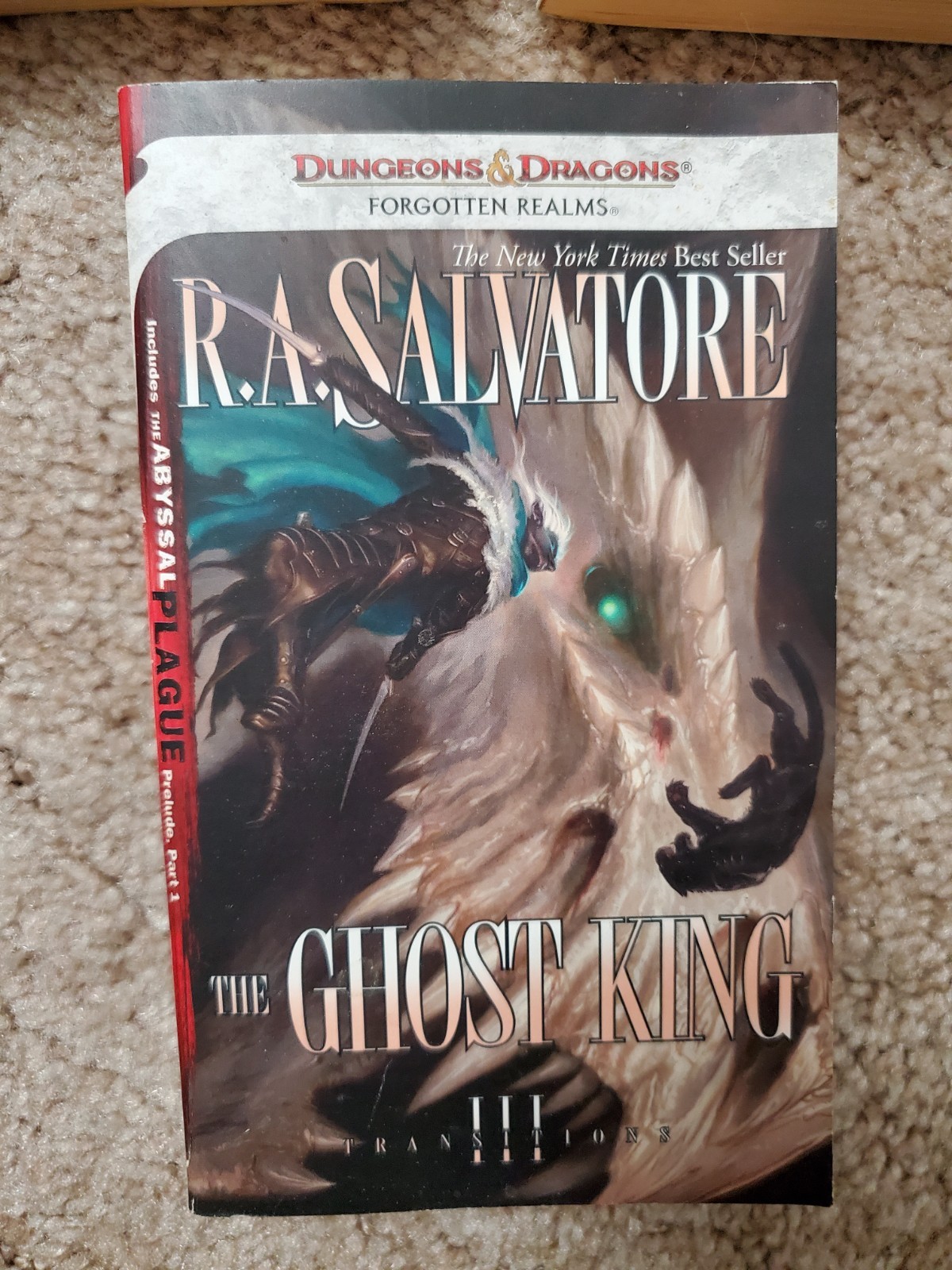 Forgotten Realms Transitions Trilogy 1-3 R.A. Salvatore Paperback Book Lot