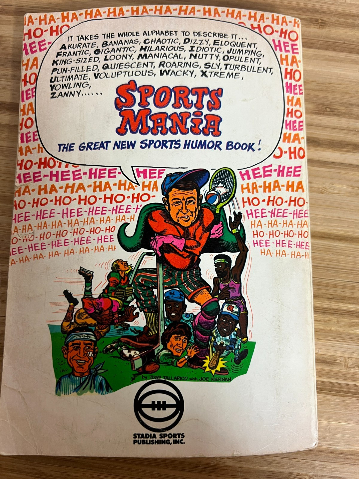 MAD ABOUT SPORTS ’75 Warner & Sports Mania by Tony Tallarico w/Joe Kiernan ’74