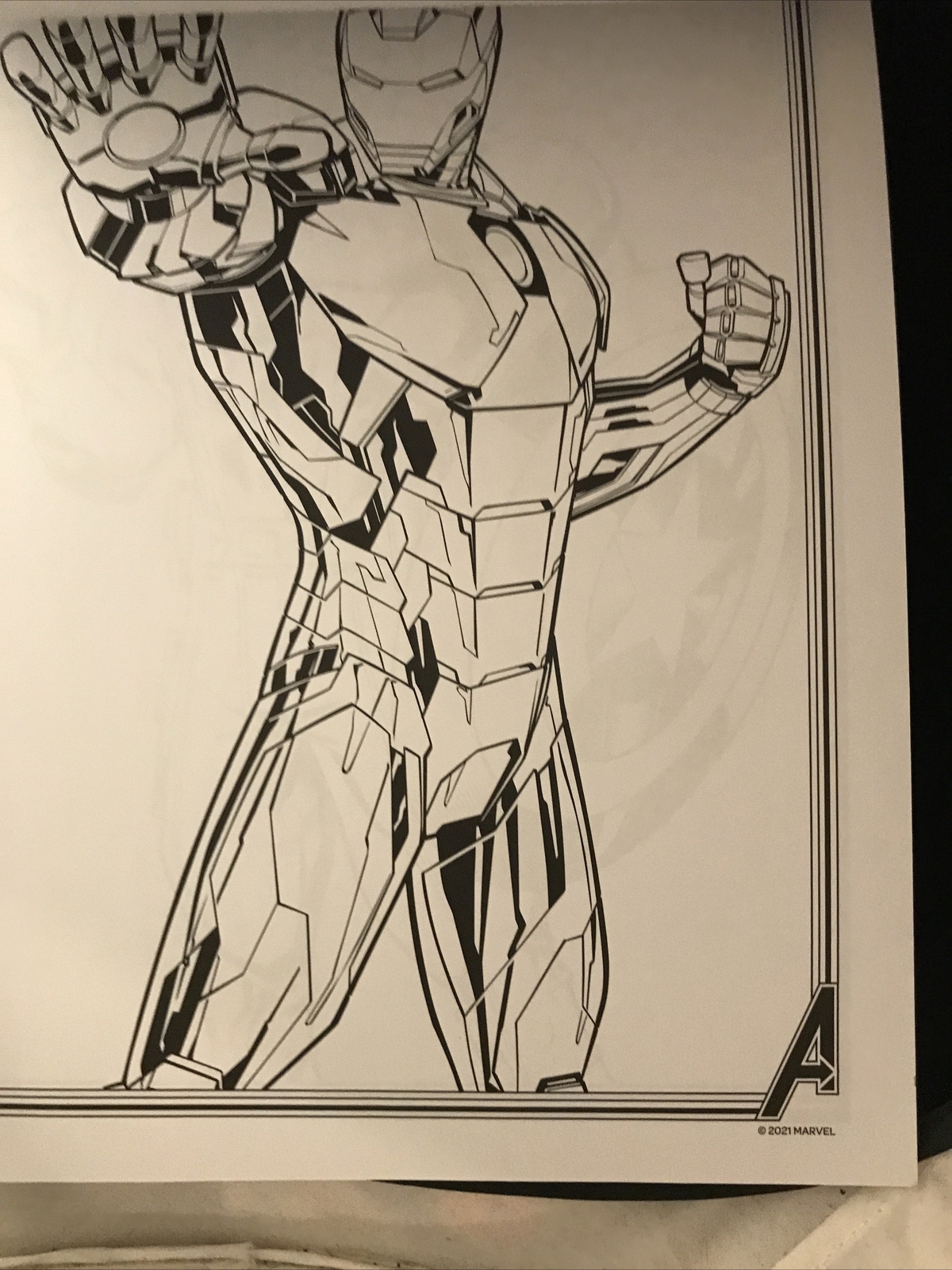 Marvel Avengers Create-A-Scene 130 Sticker Activity Pad to Color Book