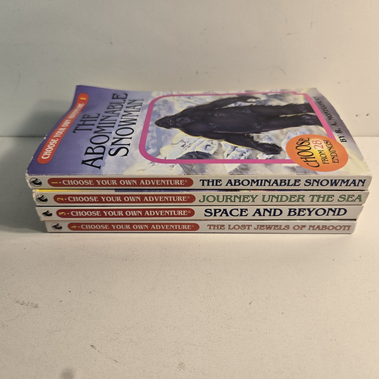 Choose Your Own Adventure 4 Book Set Lot R. A. Montgomery #1-4 Children’s CYOA