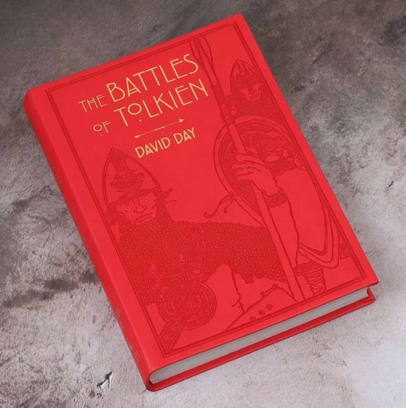 THE BATTLES OF TOLKIEN David Day Illustrated Guide Flexi Bound Faux Leather NEW