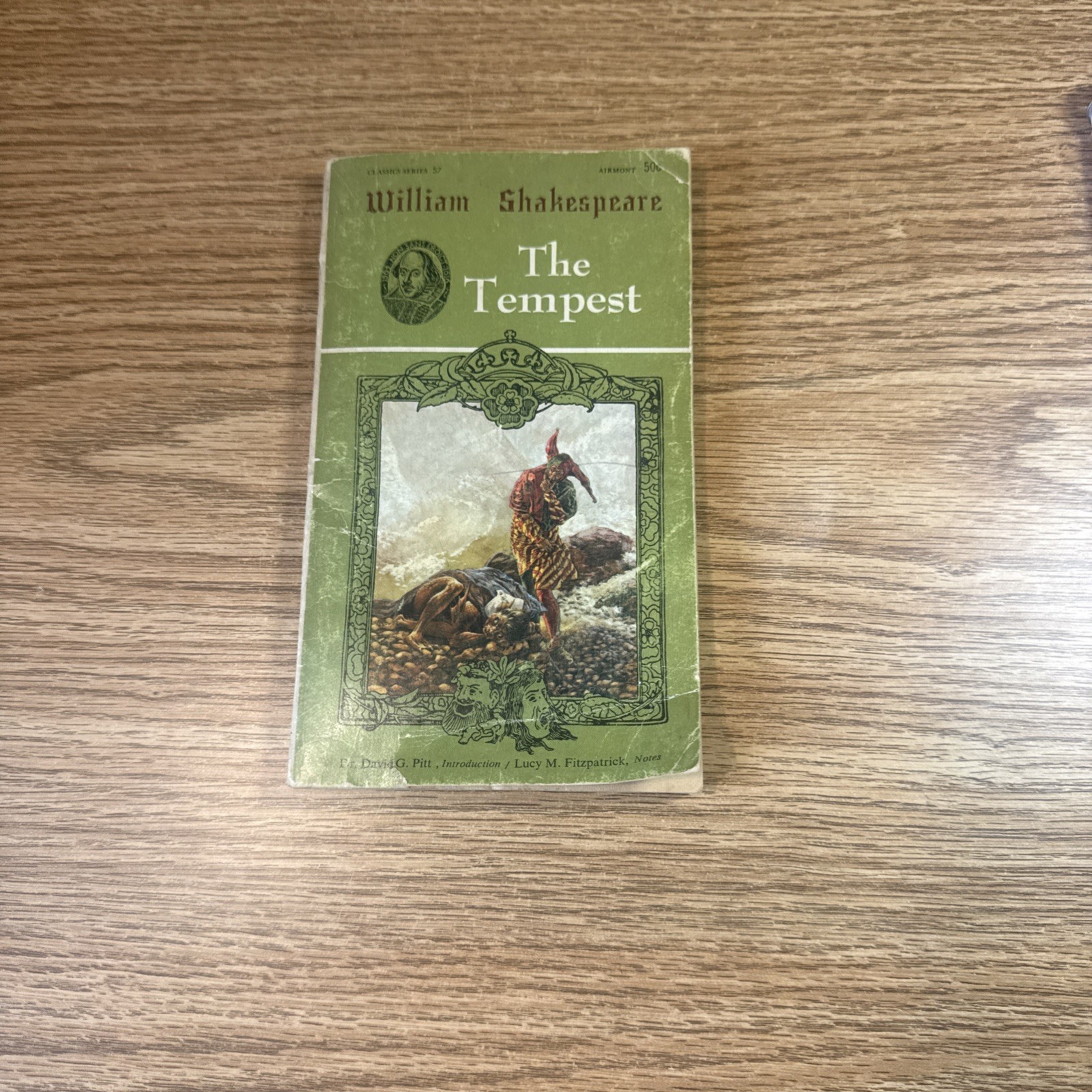 The Tempest Classic Paperback Book by William Shakespeare from Airmont 1965