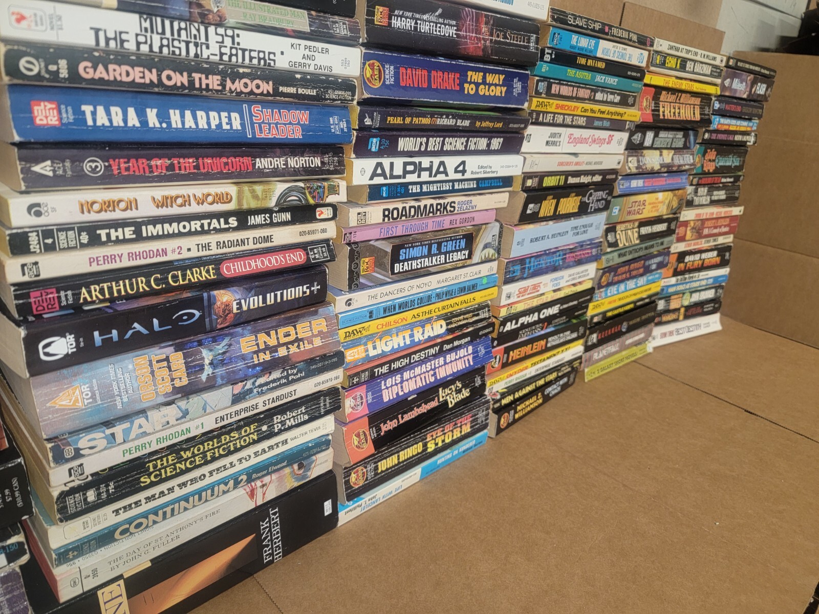 Lot of 10 Science Fiction Vintage Rare Asimov Book Paperback SCI-FI MIX RANDOM